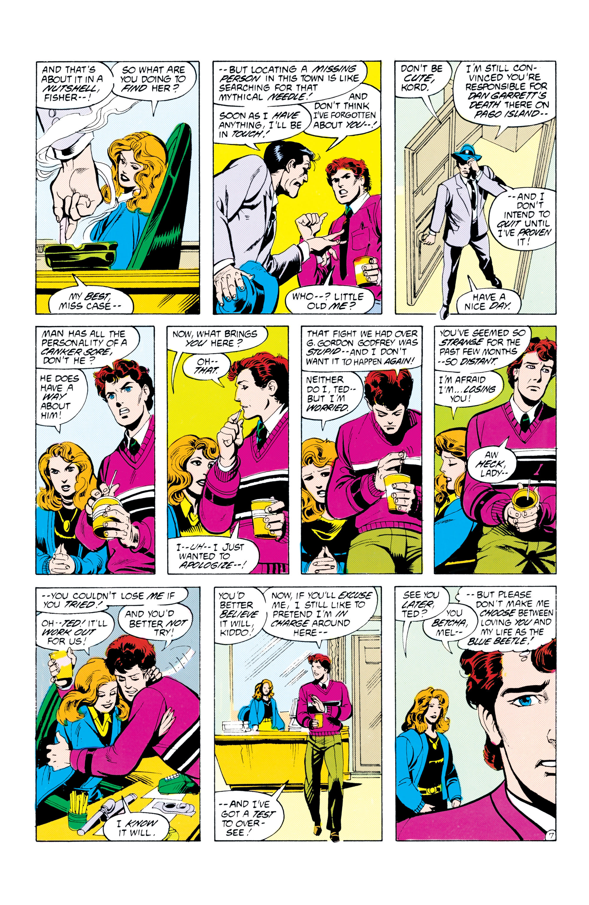 Read online Blue Beetle (1986) comic -  Issue #11 - 8