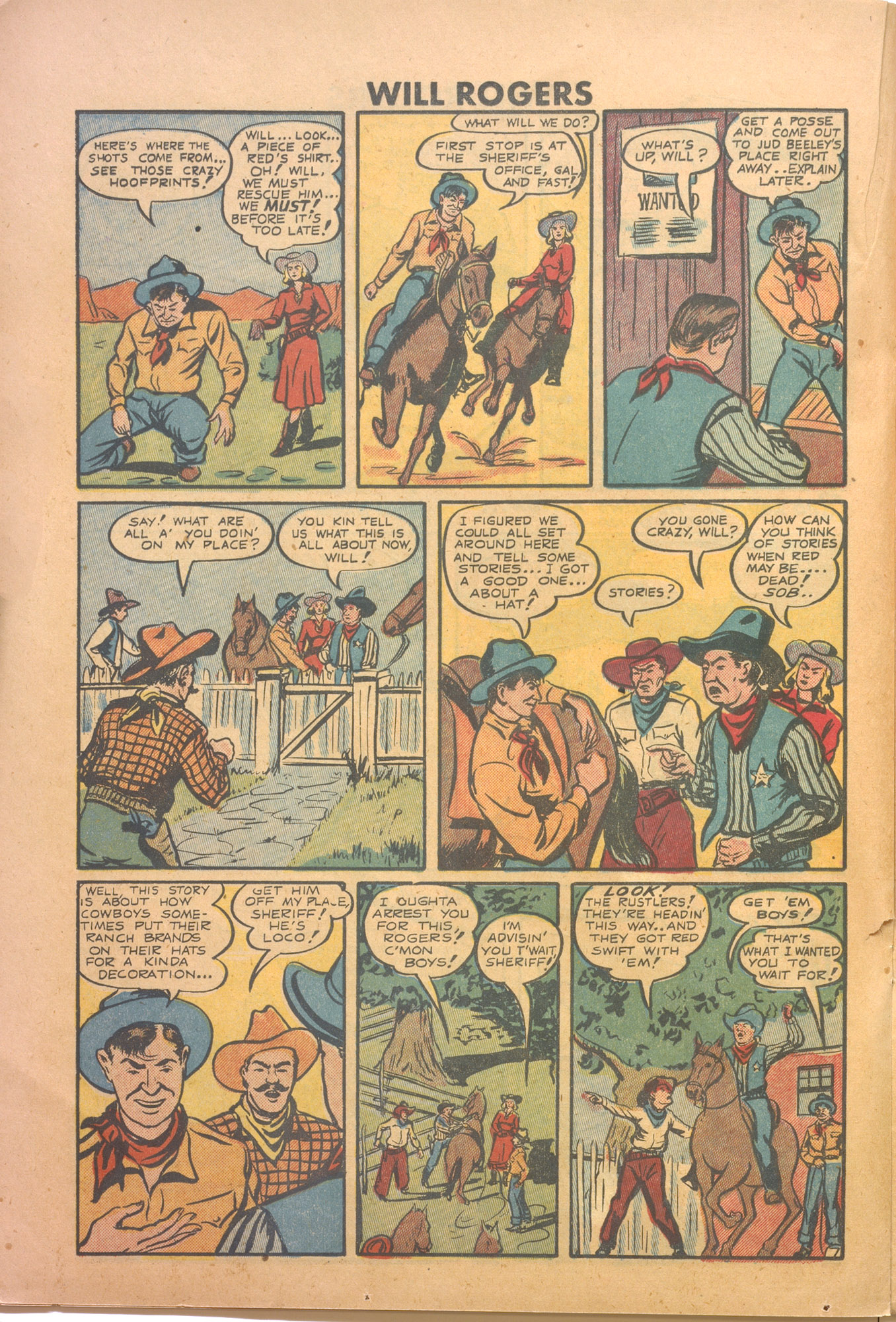 Read online Will Rogers Western comic -  Issue #2 - 20