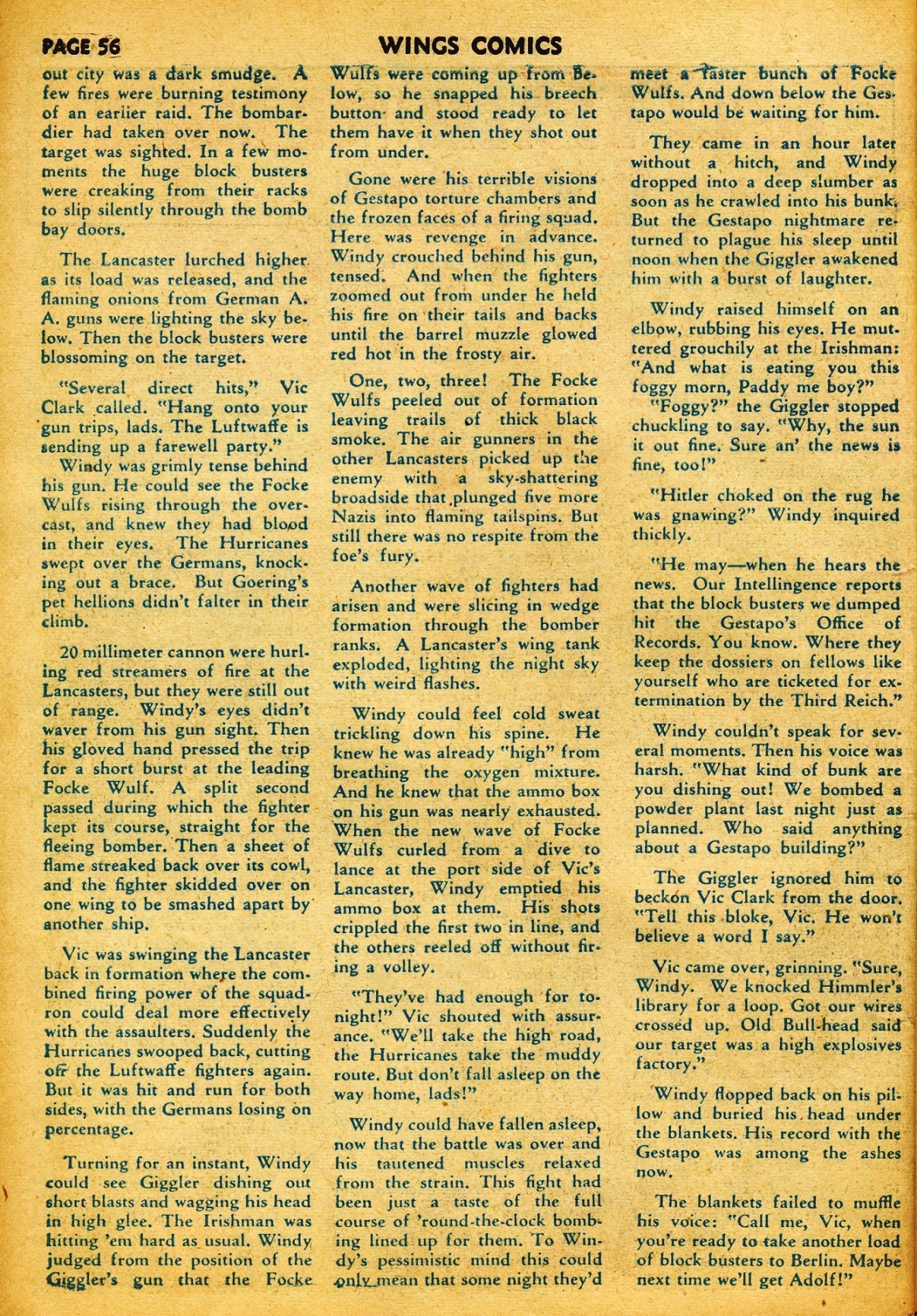 Read online Wings Comics comic -  Issue #29 - 58