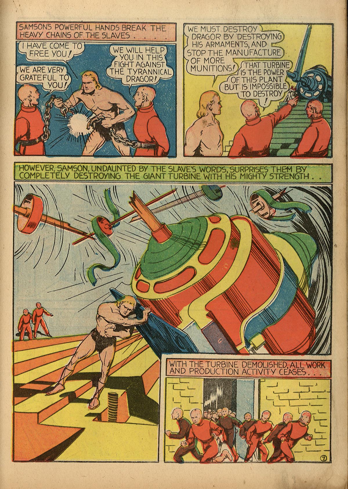 Read online Samson (1940) comic -  Issue #1 - 40