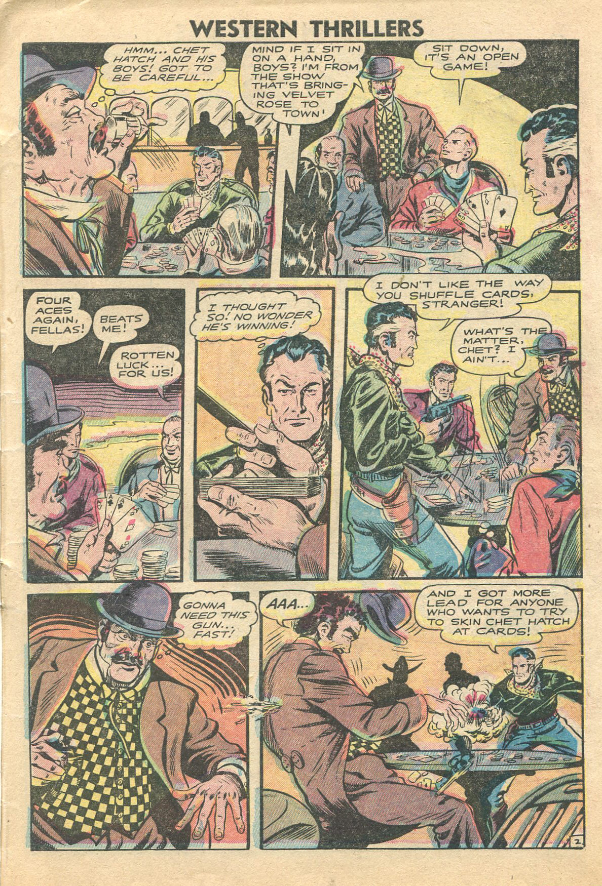 Read online Western Thrillers (1948) comic -  Issue #1 - 3