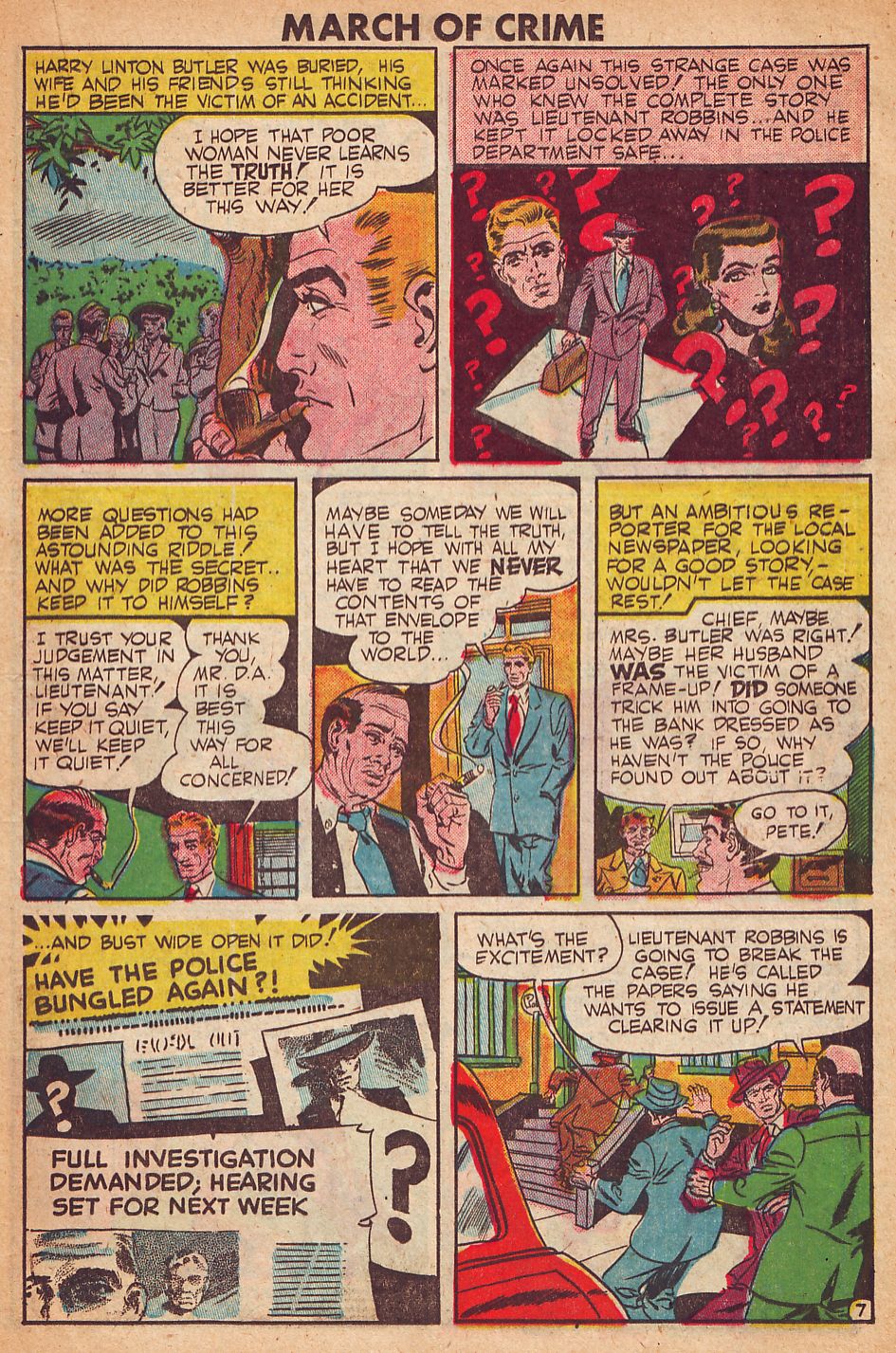 Read online March of Crime comic -  Issue #2 - 17