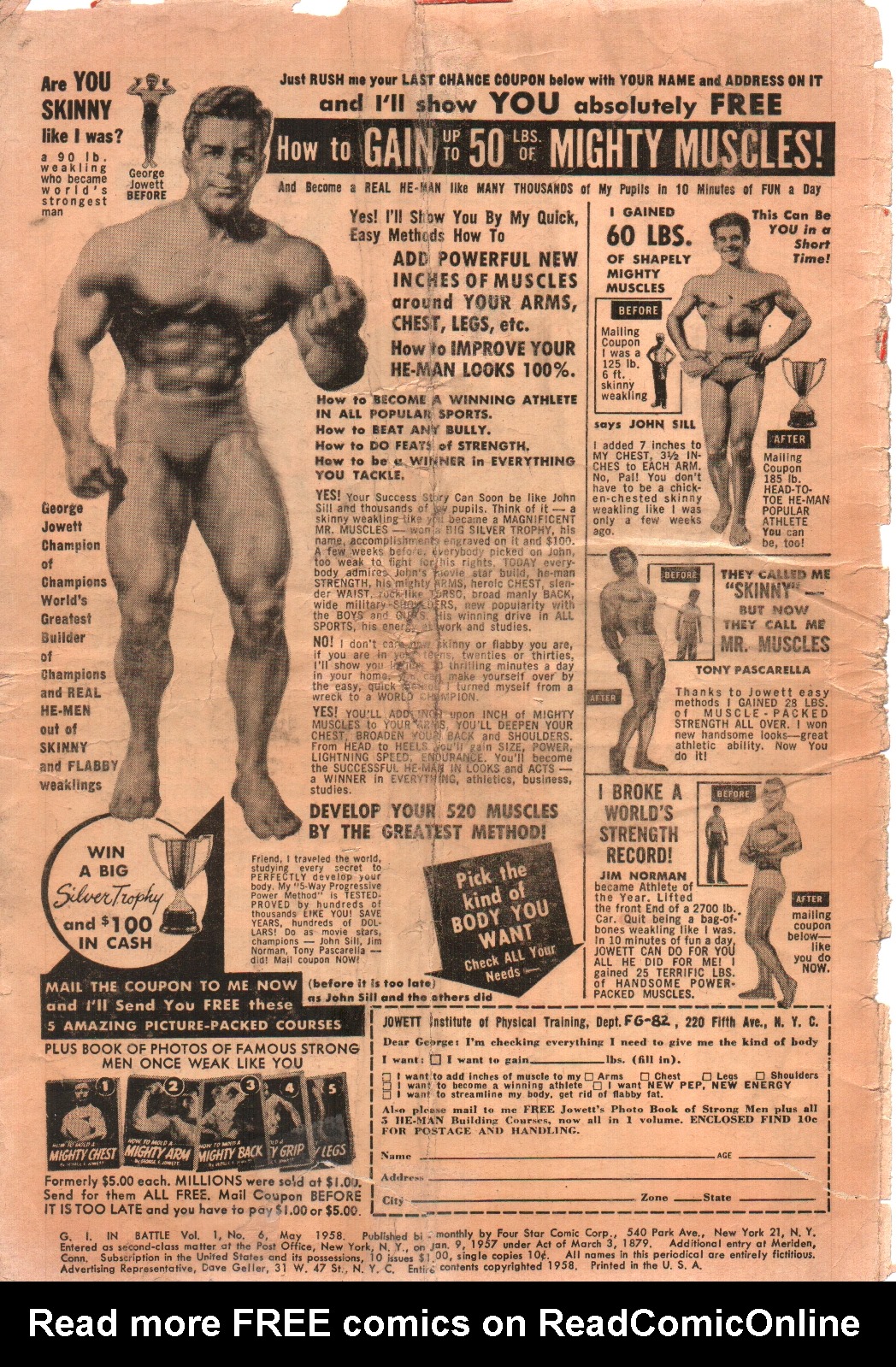 Read online G.I. in Battle (1957) comic -  Issue #6 - 2