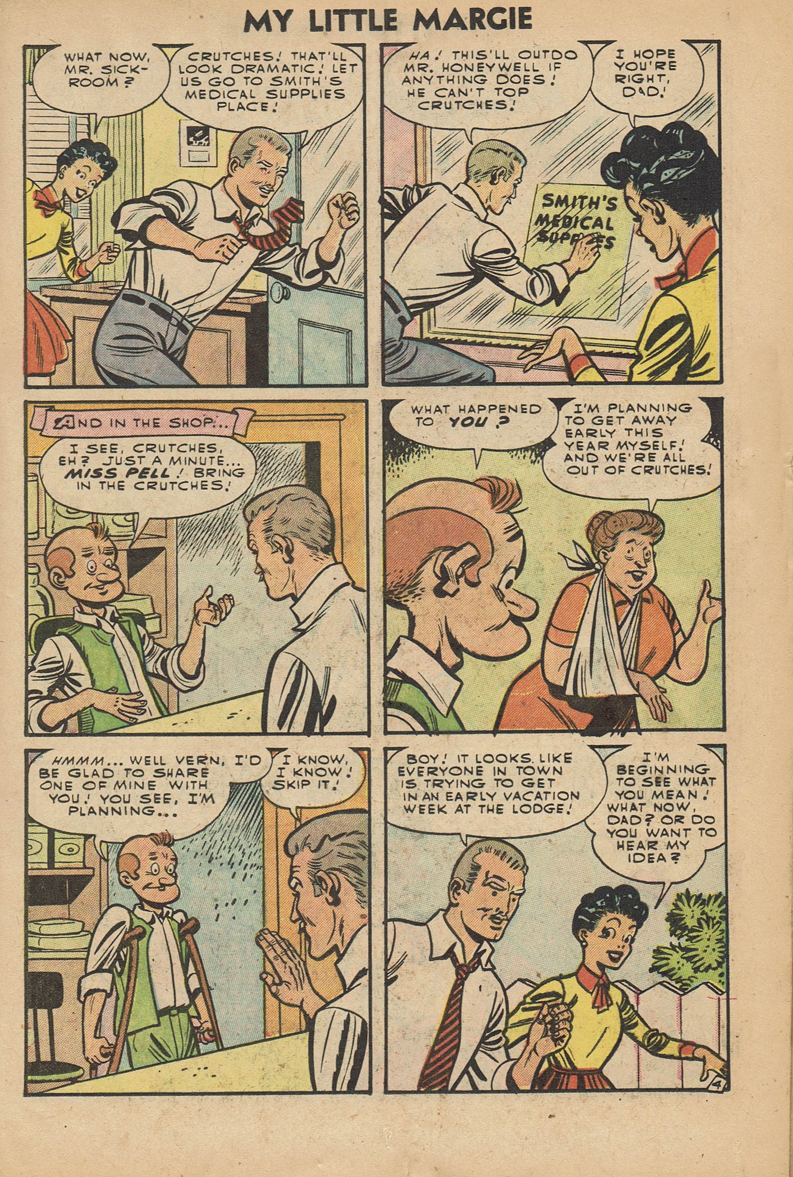 Read online My Little Margie (1954) comic -  Issue #9 - 13