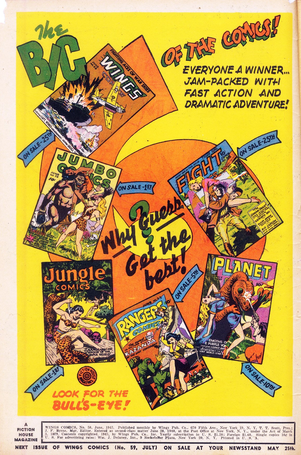 Read online Wings Comics comic -  Issue #58 - 2