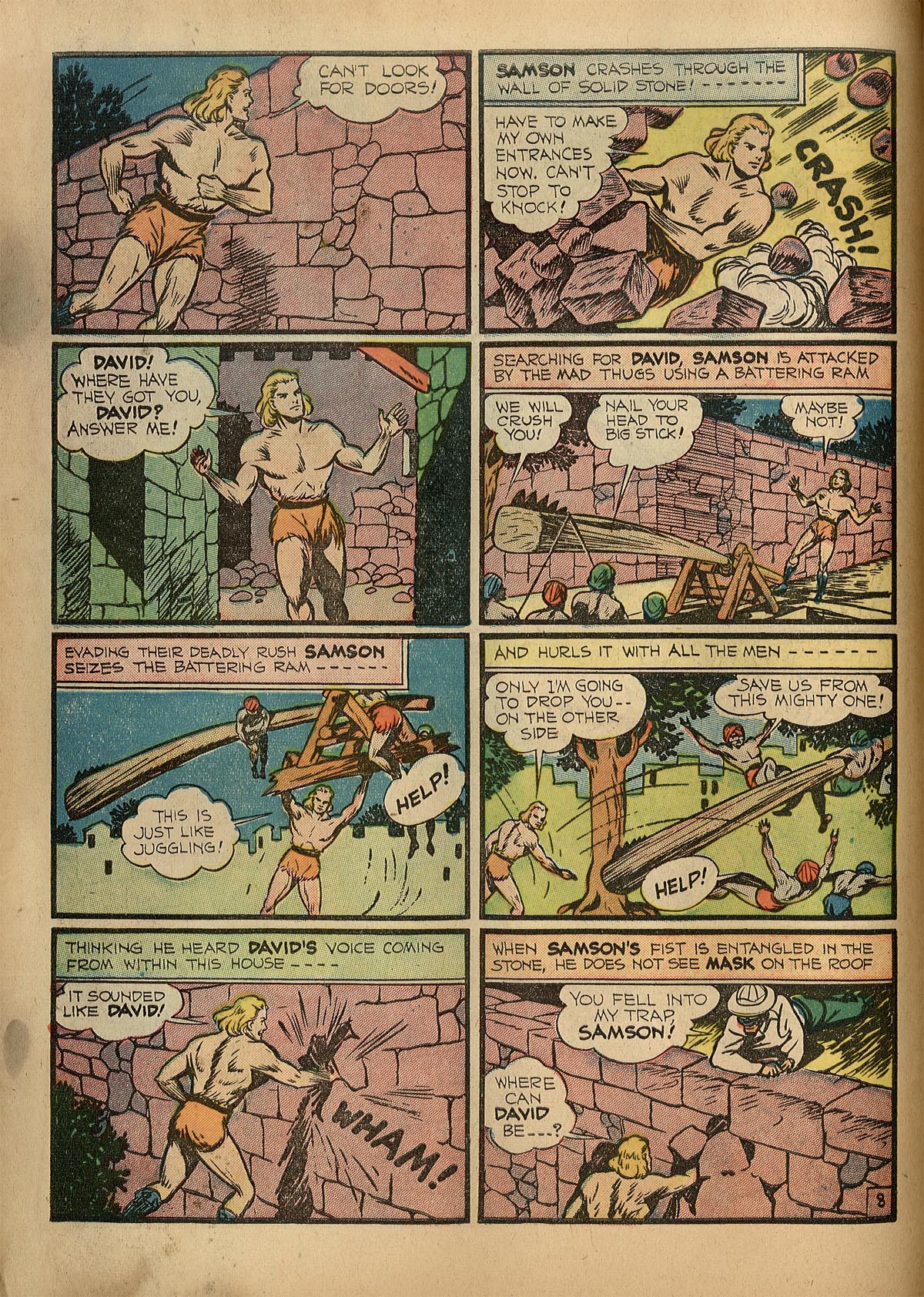 Read online Samson (1940) comic -  Issue #1 - 11