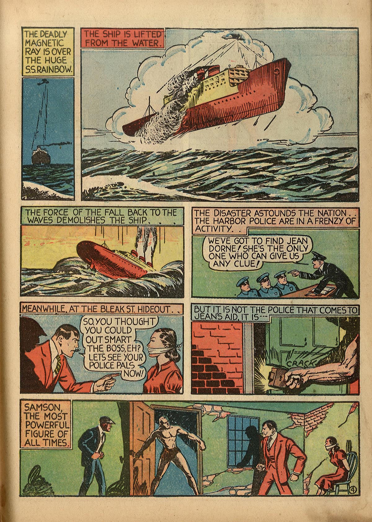 Read online Samson (1940) comic -  Issue #1 - 52