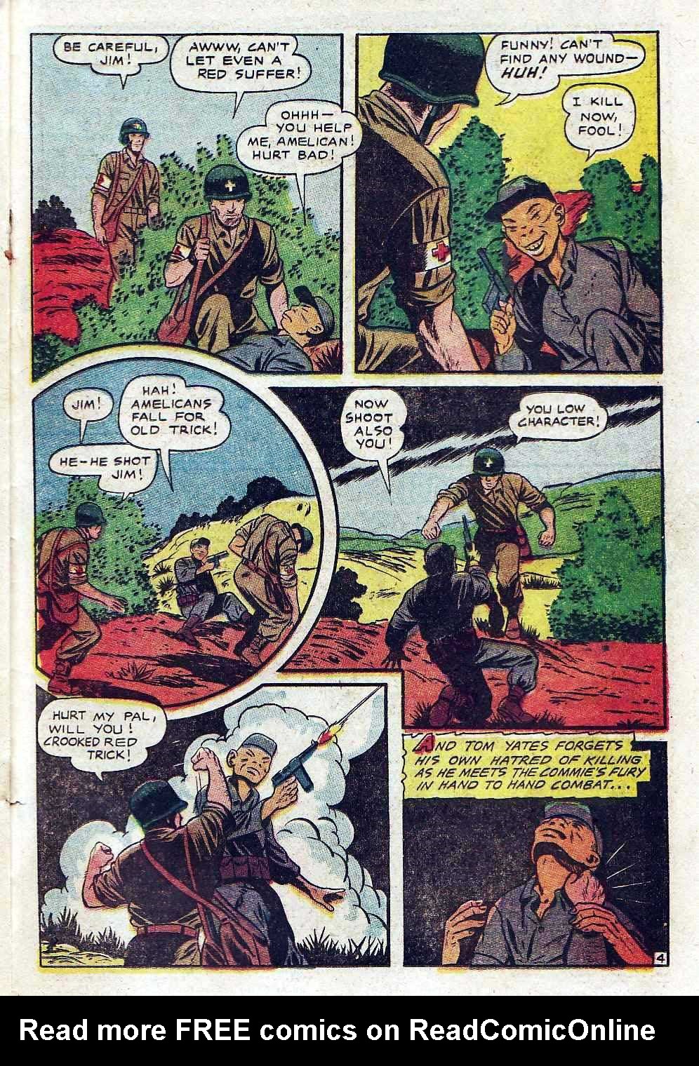 Read online G.I. in Battle (1957) comic -  Issue #4 - 23
