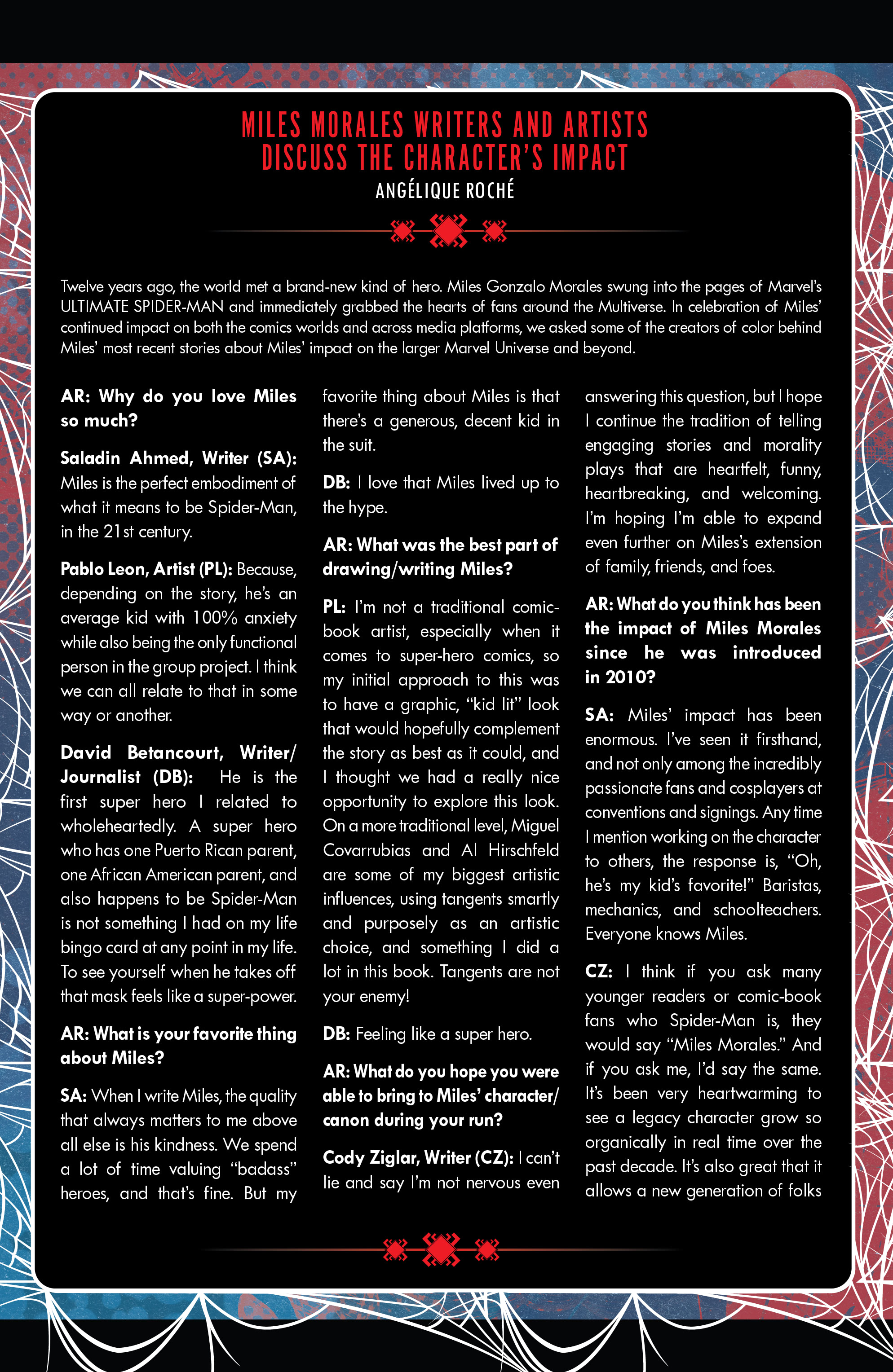 Read online Marvel's Voices: Spider-Verse comic -  Issue #1 - 64