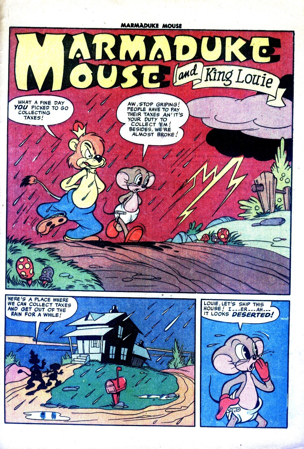 Read online Marmaduke Mouse comic -  Issue #26 - 29