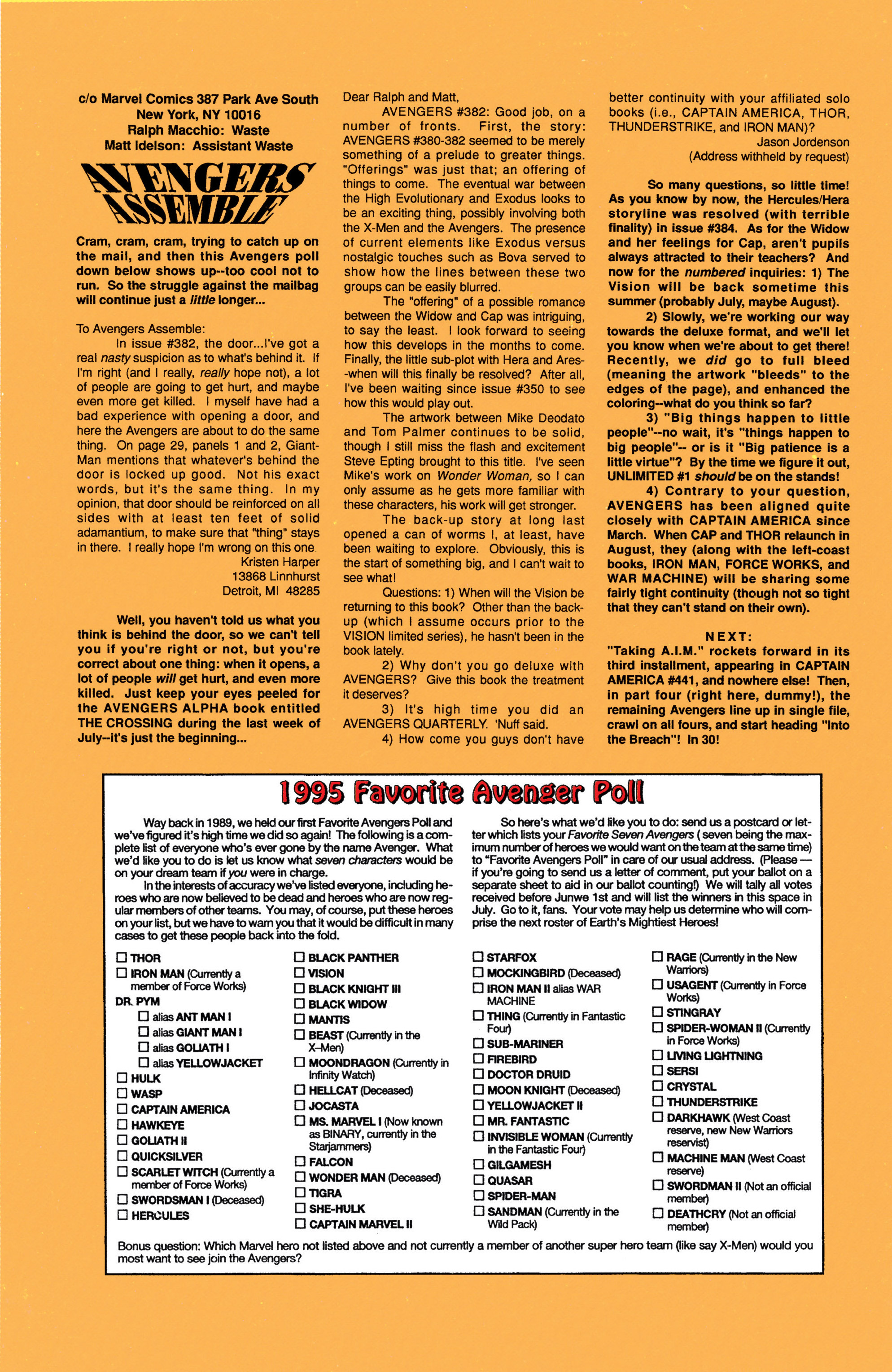 Read online The Avengers (1963) comic -  Issue #387 - 19