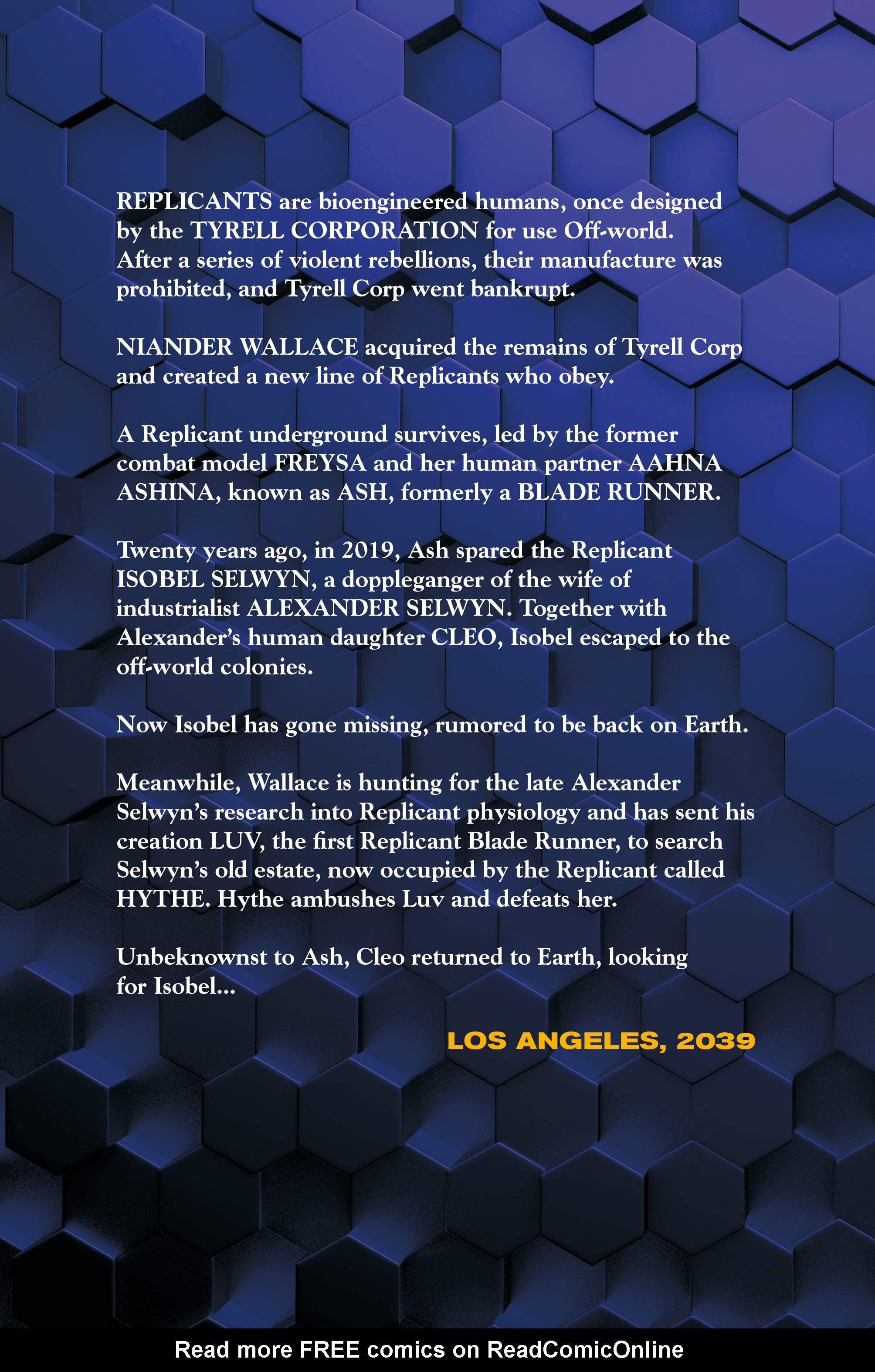 Read online Blade Runner 2039 comic -  Issue #3 - 6