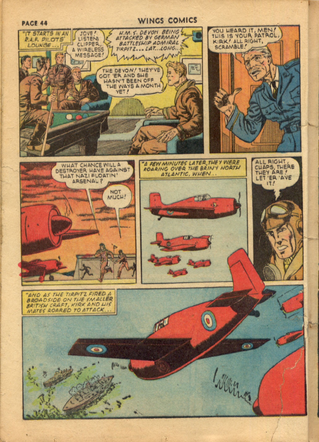 Read online Wings Comics comic -  Issue #21 - 46