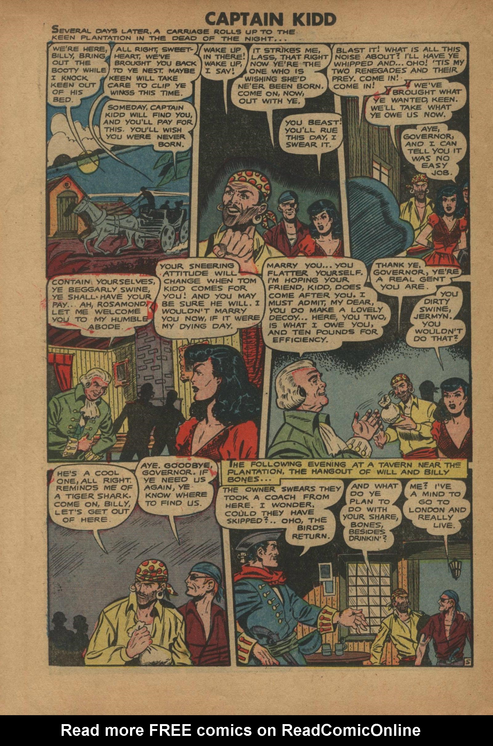 Read online Captain Kidd comic -  Issue #25 - 16