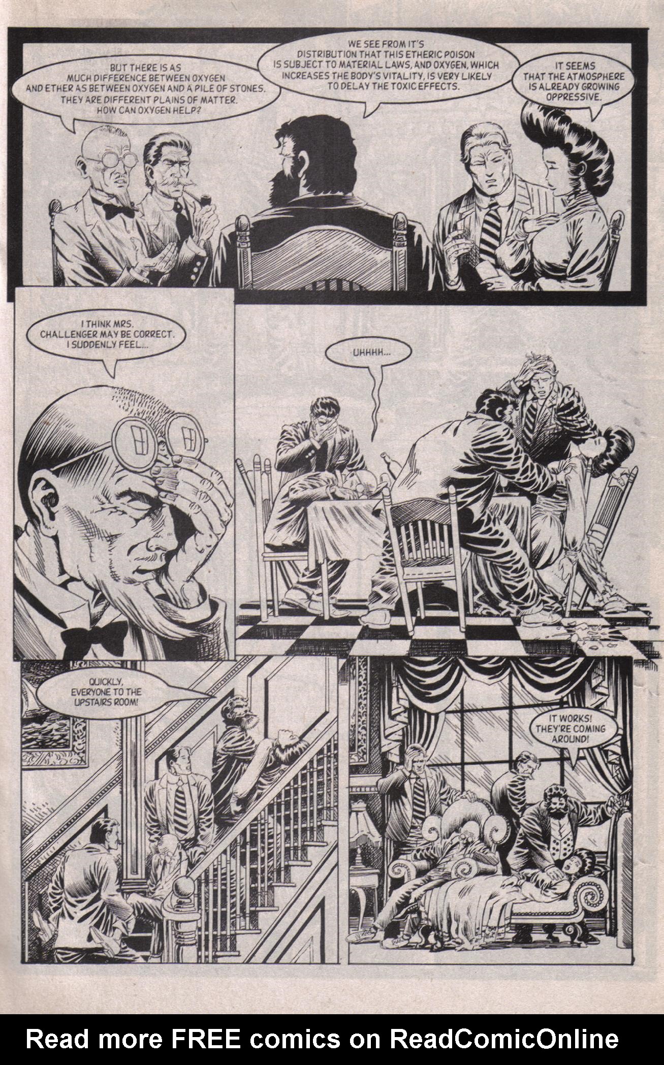 Read online Professor Challenger: The Poison Belt comic -  Issue # Full - 15
