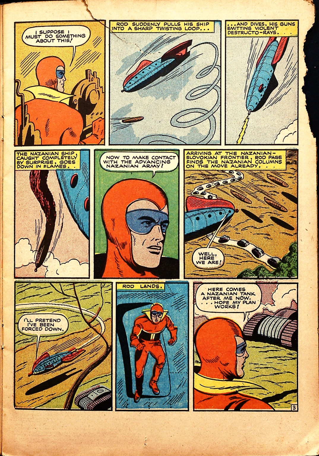 Read online Captain Flight Comics comic -  Issue #10 - 16