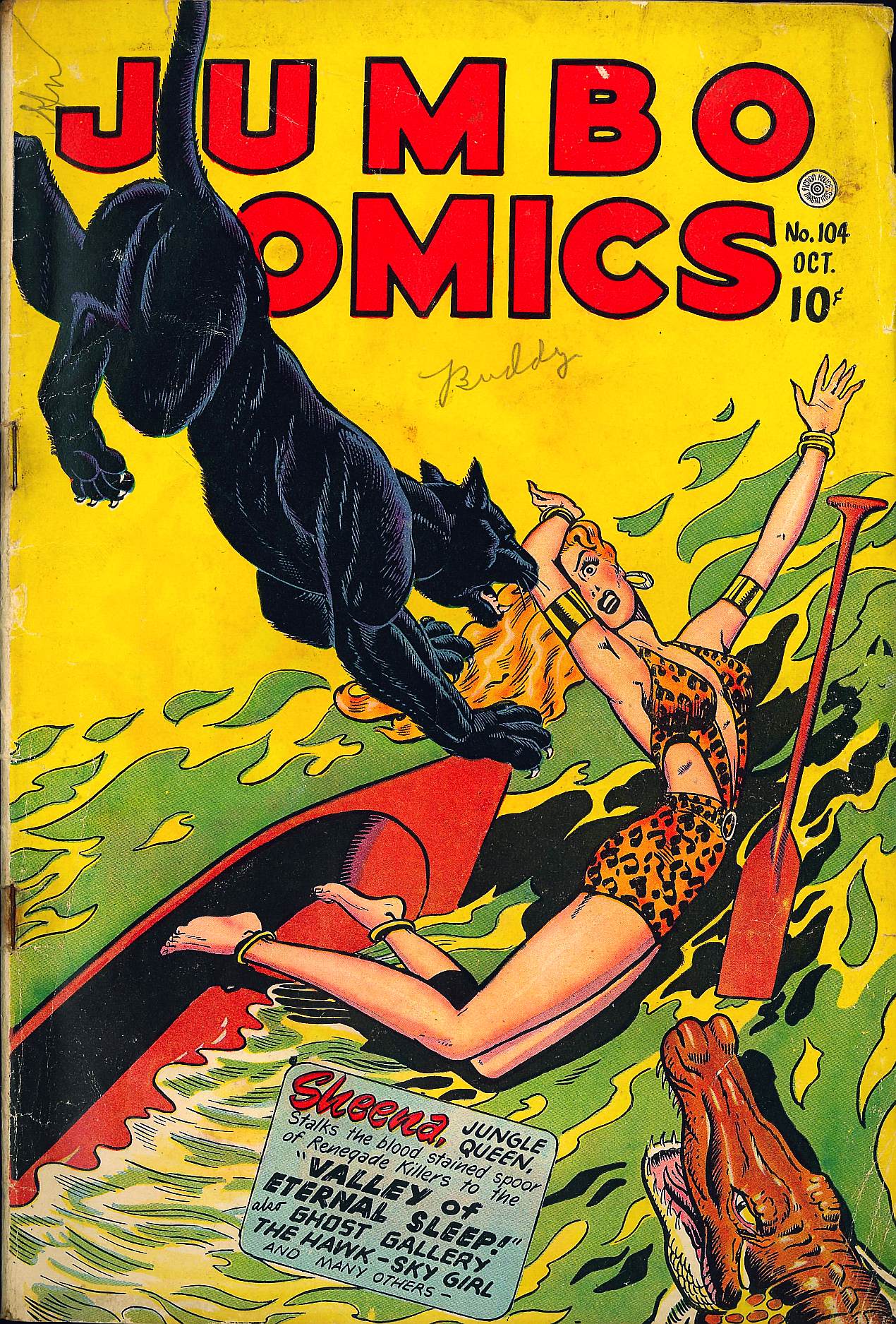 Read online Jumbo Comics comic -  Issue #104 - 1