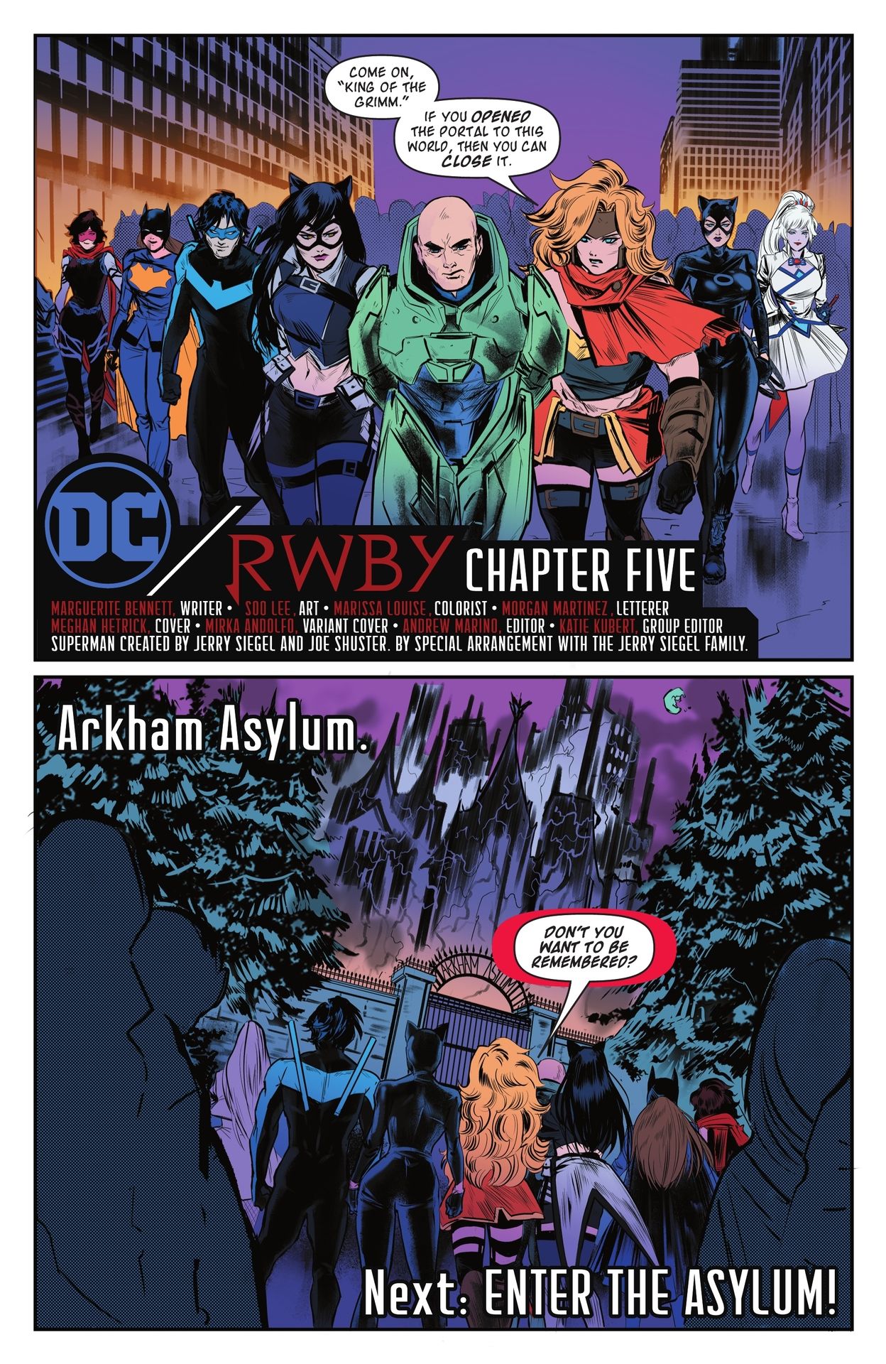 Read online DC/RWBY comic -  Issue #5 - 21