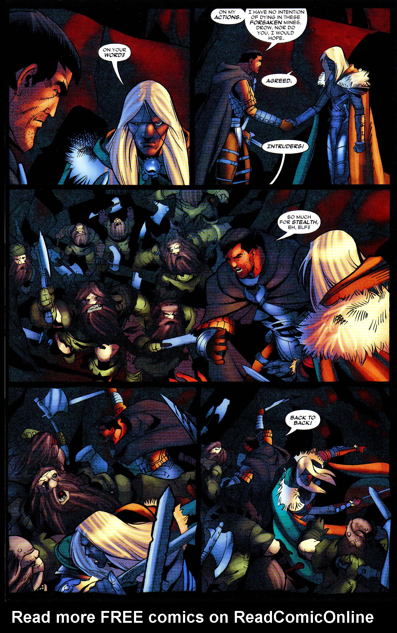Read online Forgotten Realms: Streams of Silver comic -  Issue #3 - 24