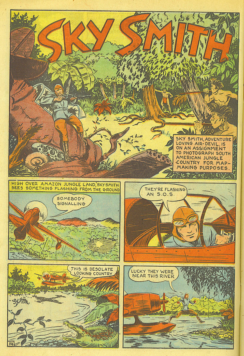 Read online Super-Mystery Comics comic -  Issue #6 - 15