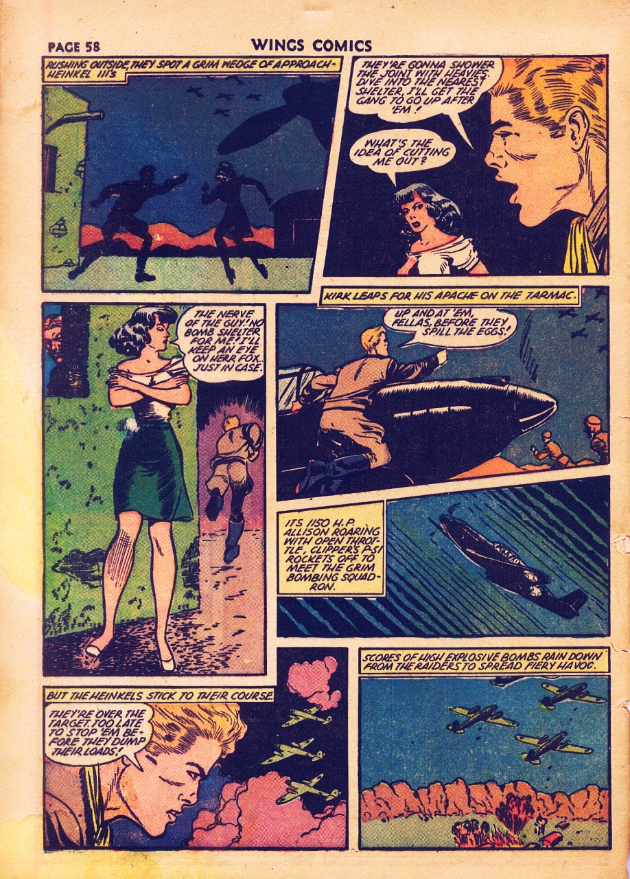 Read online Wings Comics comic -  Issue #28 - 60