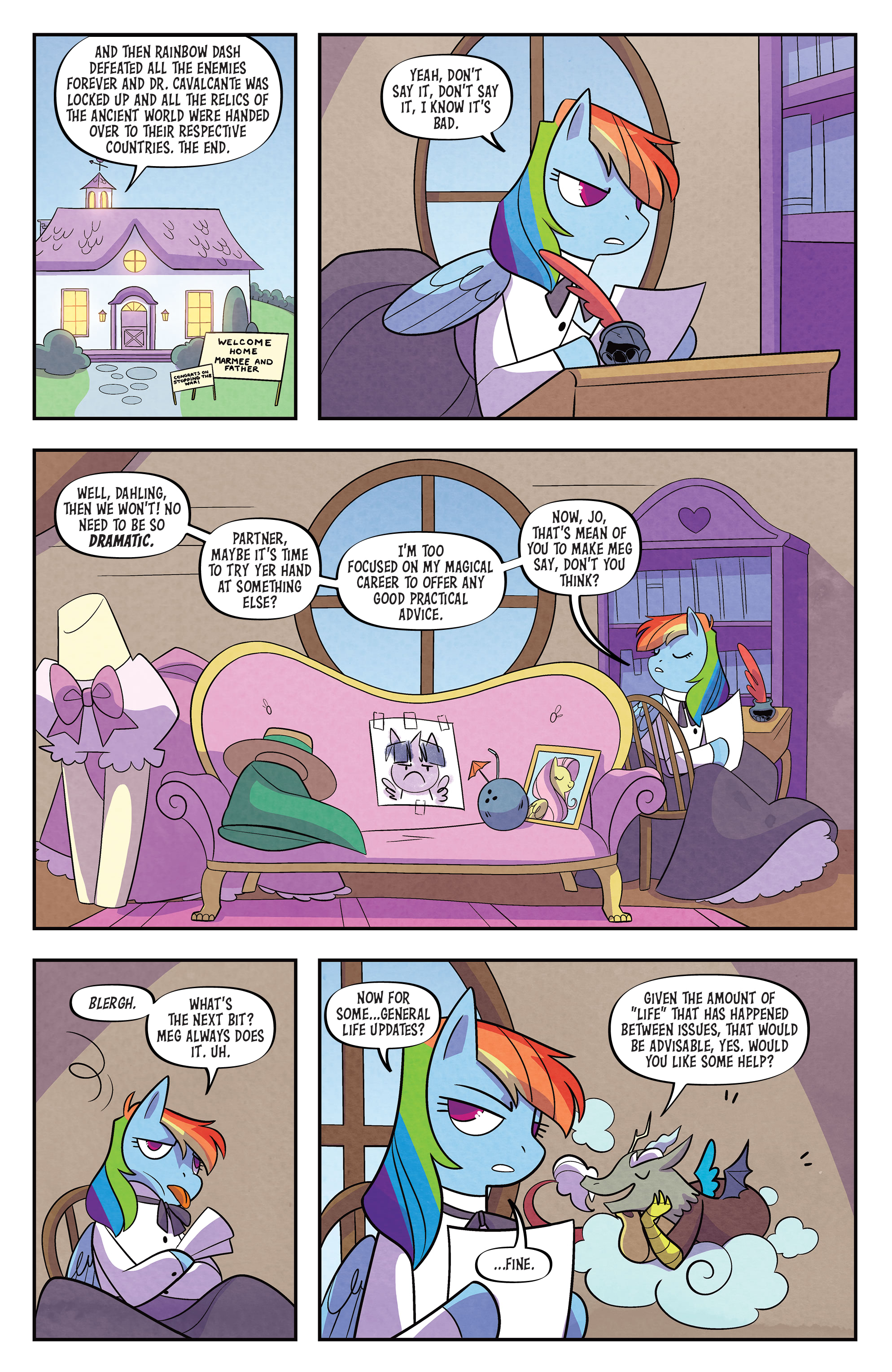 Read online My Little Pony: Classics Reimagined - Little Fillies comic -  Issue #4 - 3