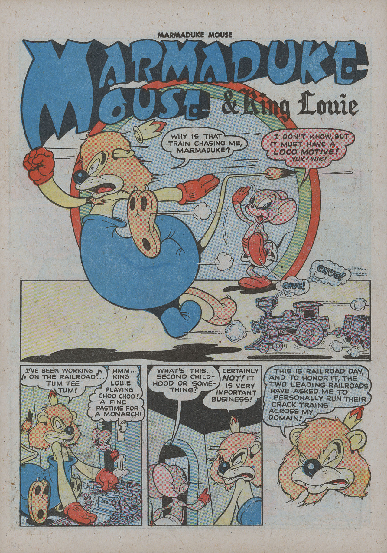 Read online Marmaduke Mouse comic -  Issue #14 - 15