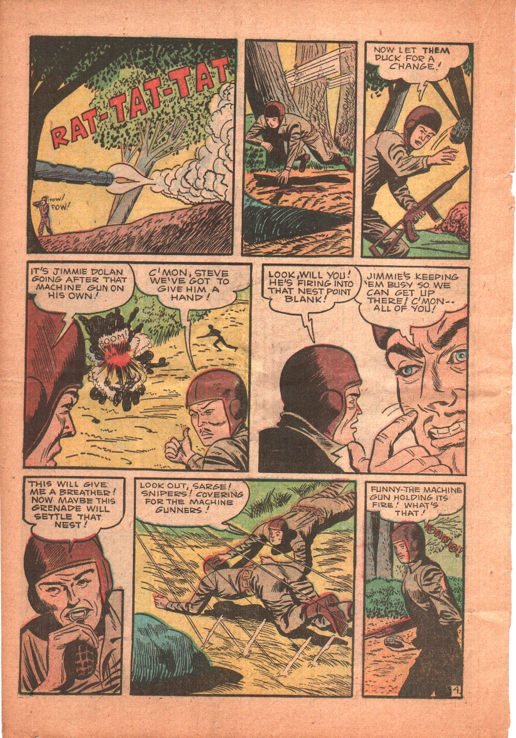 Read online G.I. in Battle (1957) comic -  Issue #6 - 22