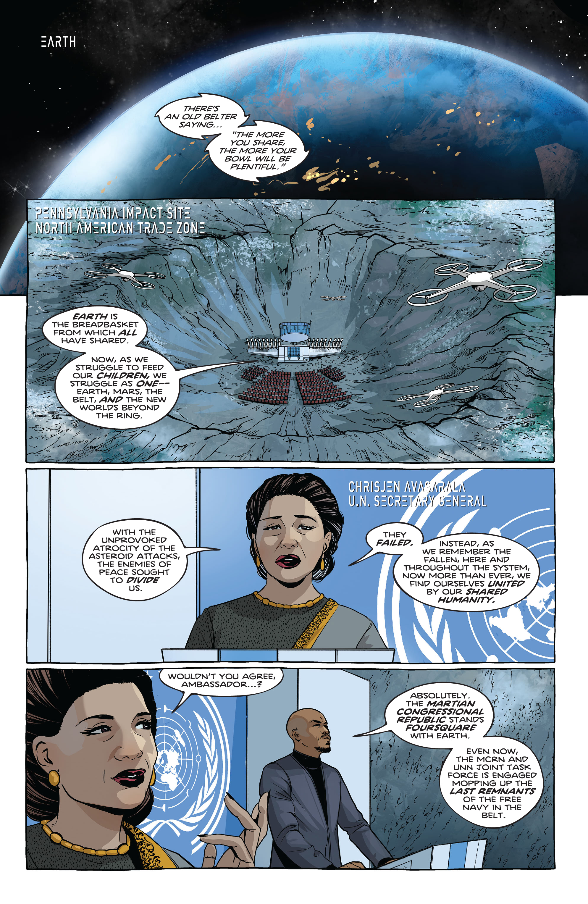 Read online The Expanse: Dragon Tooth comic -  Issue #1 - 7