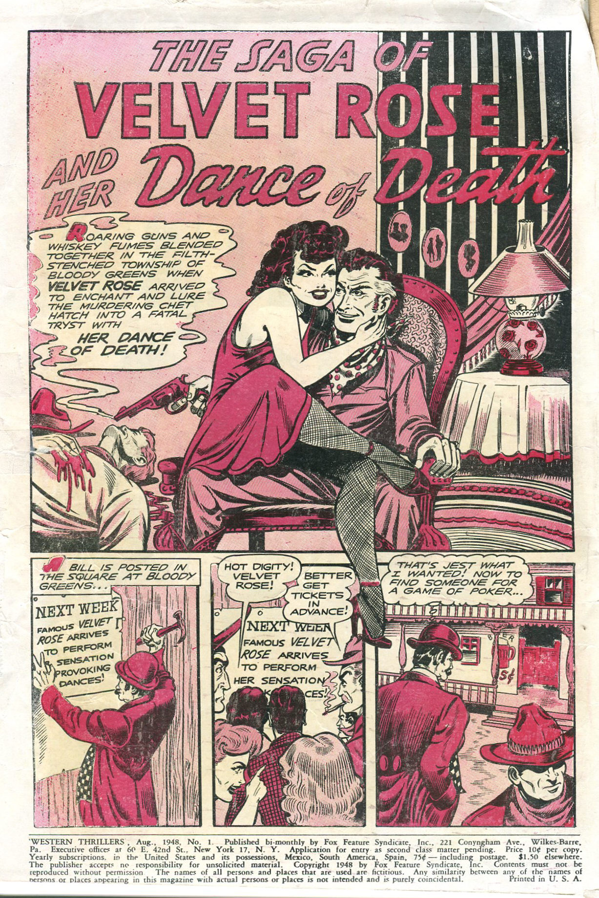Read online Western Thrillers (1948) comic -  Issue #1 - 2