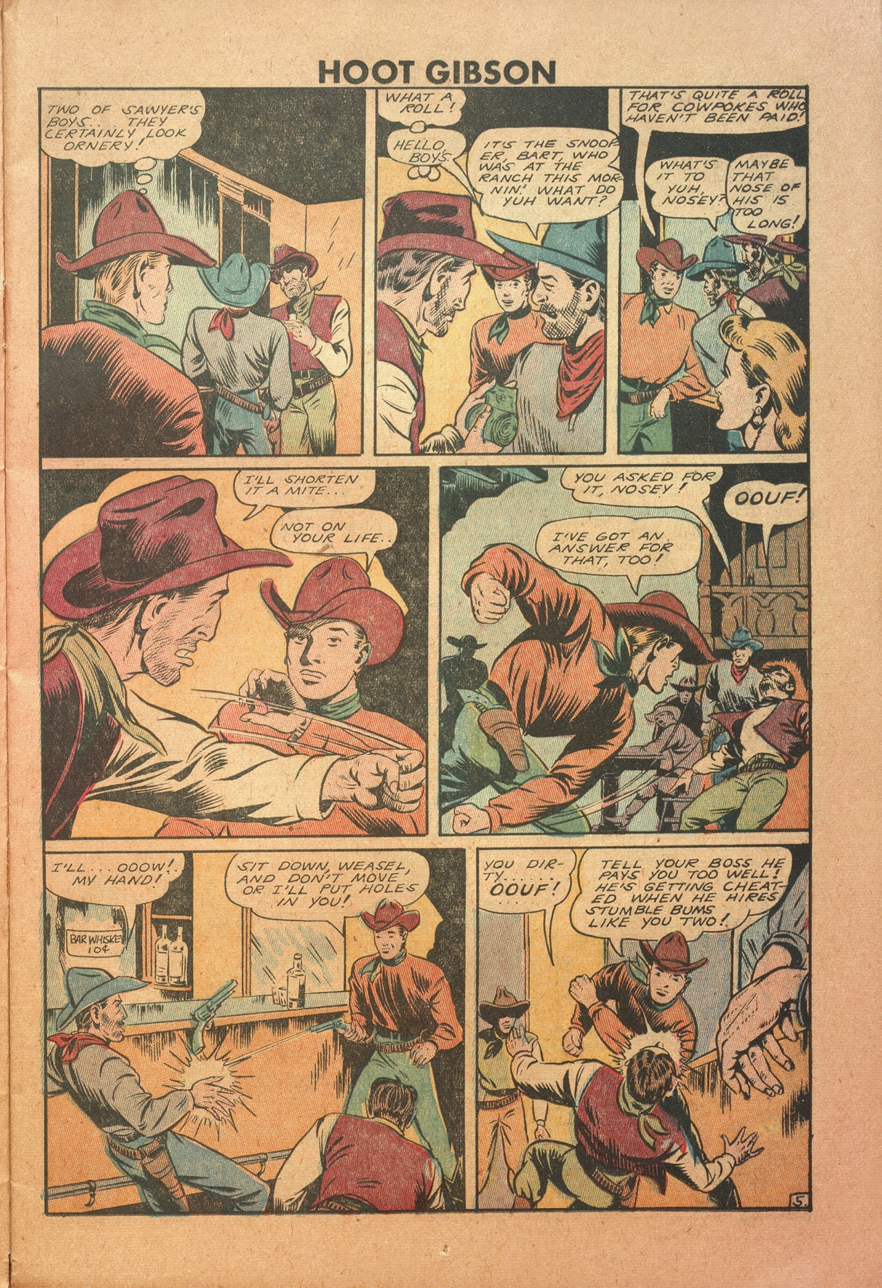 Read online Hoot Gibson comic -  Issue #1 - 11