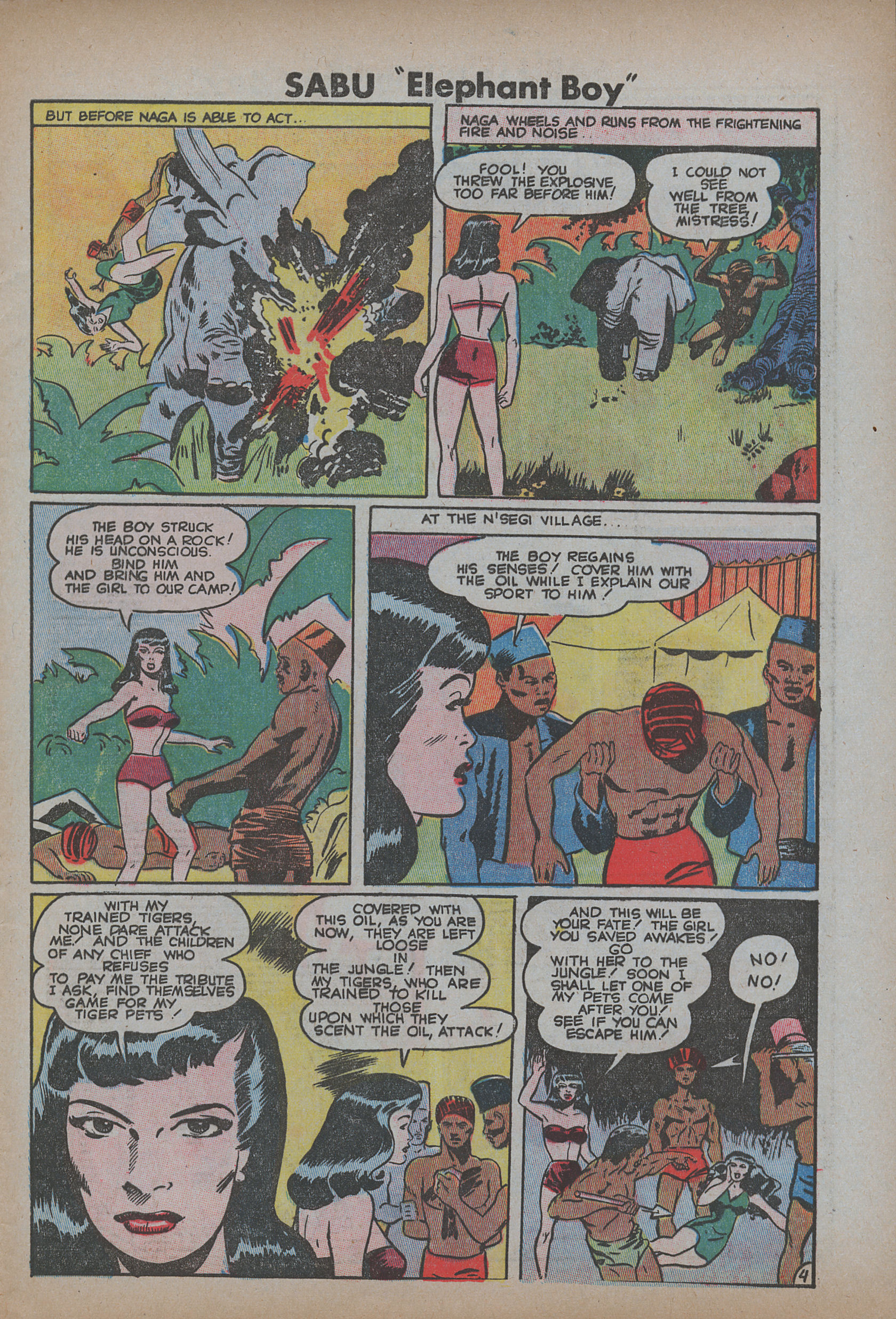 Read online Sabu: Elephant Boy comic -  Issue #1 - 5