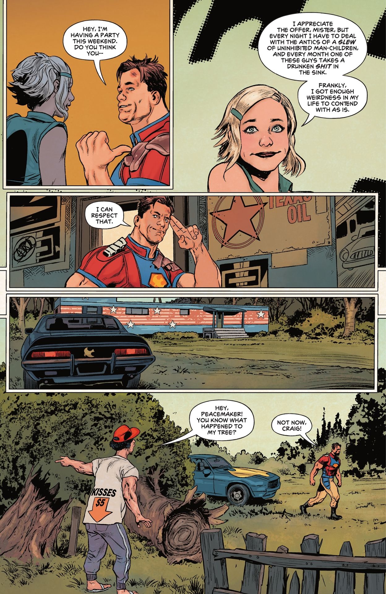 Read online Peacemaker Tries Hard! comic -  Issue #3 - 16