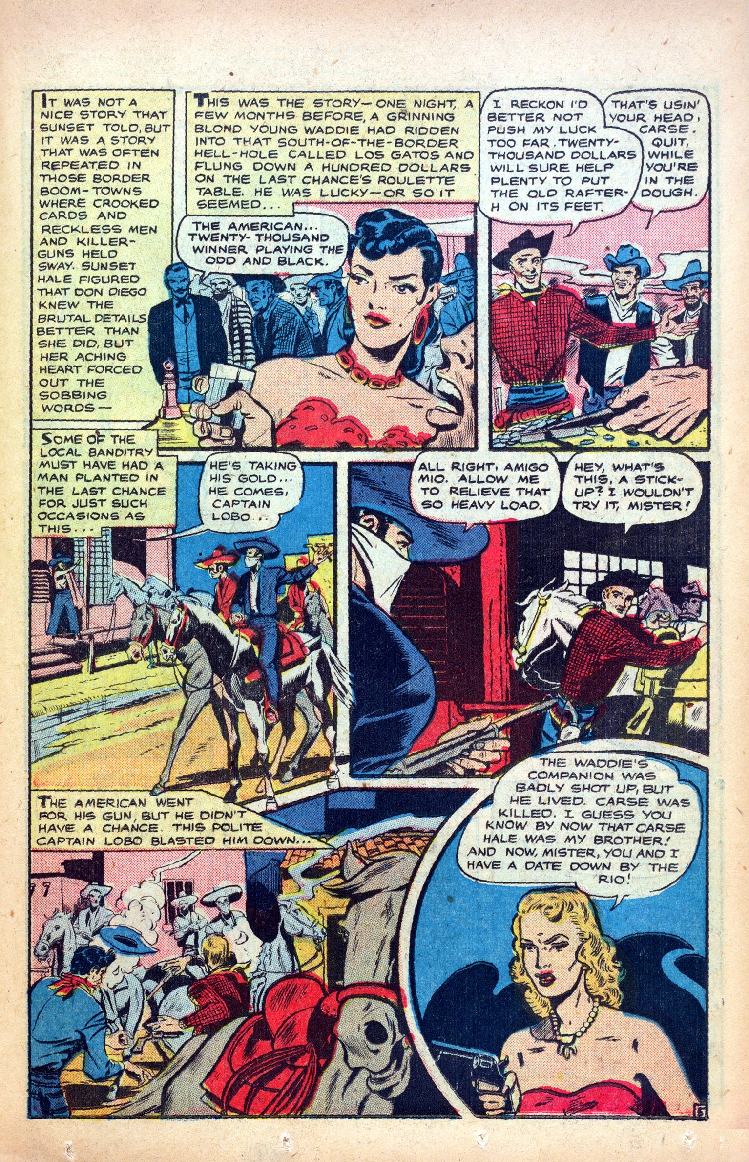 Read online Cowgirl Romances (1950) comic -  Issue #1 - 29