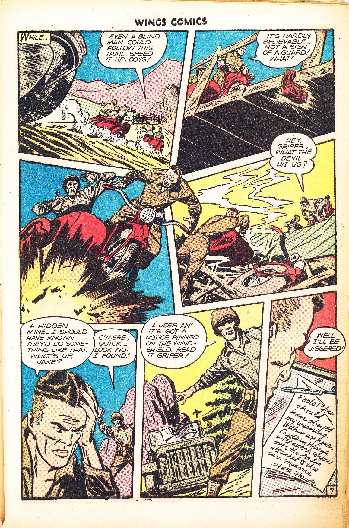 Read online Wings Comics comic -  Issue #74 - 9