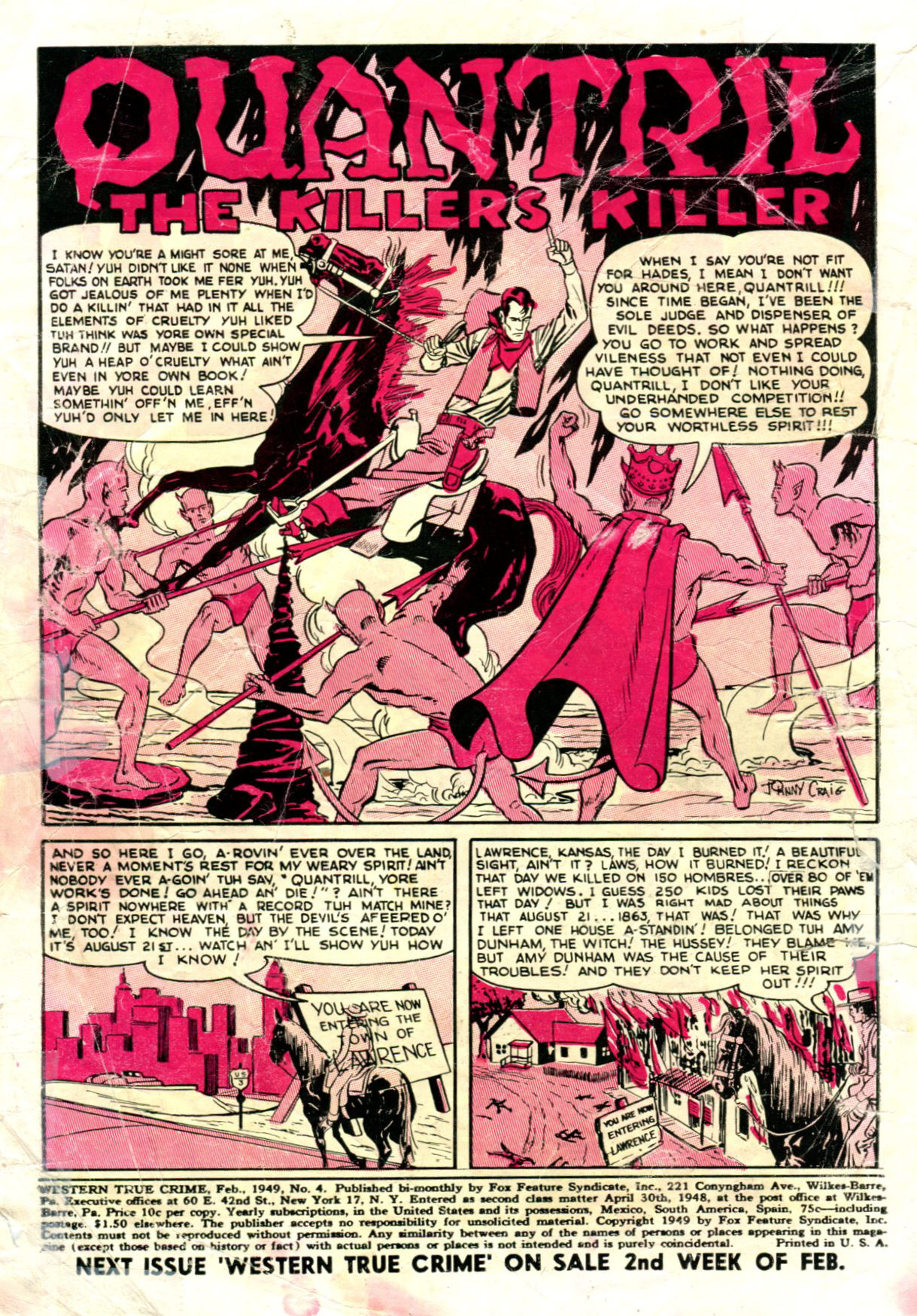 Read online Western True Crime comic -  Issue #4 - 2
