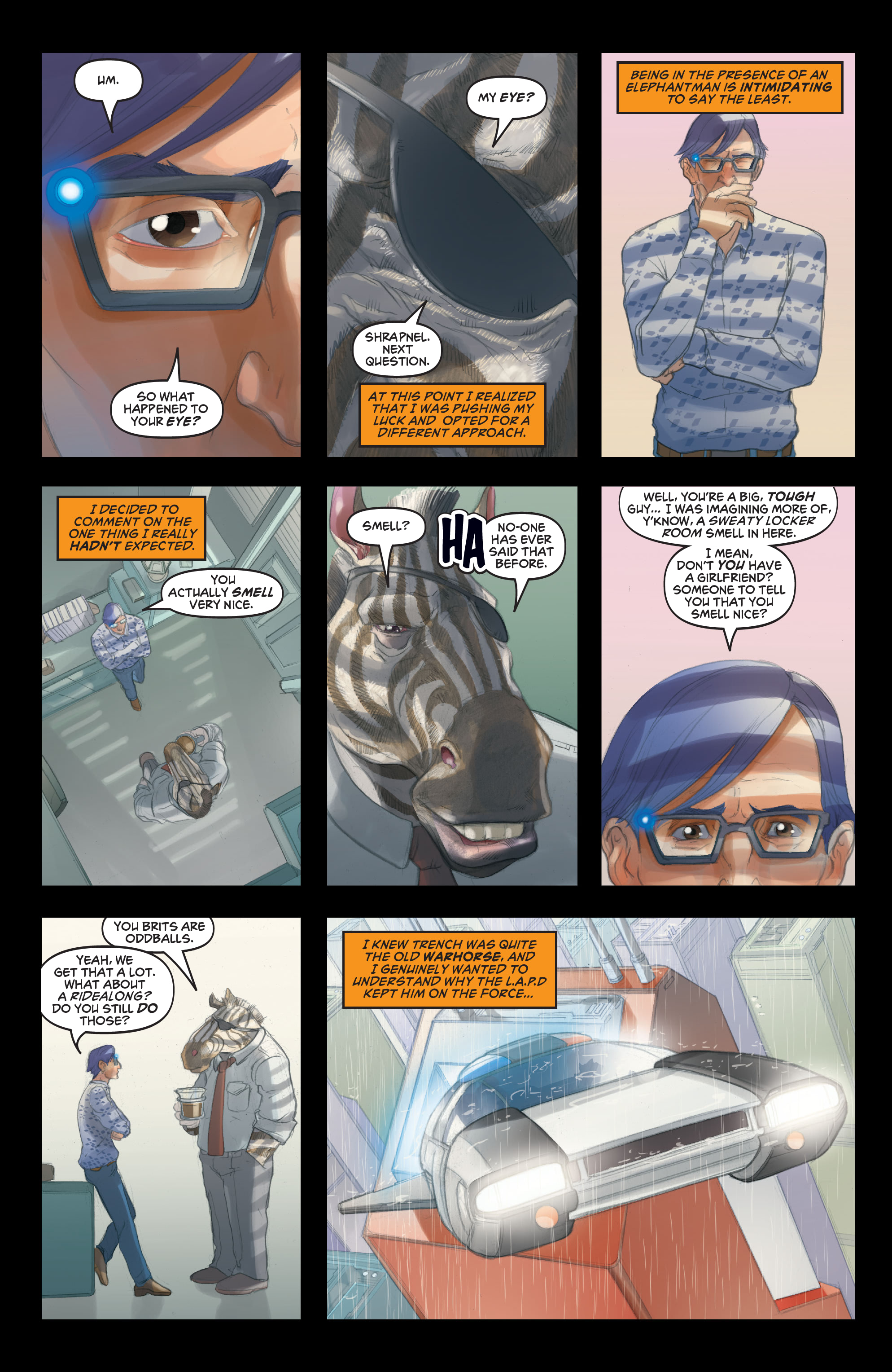 Read online Elephantmen: Theo Laroux Meets the Elephantmen comic -  Issue #1 - 16