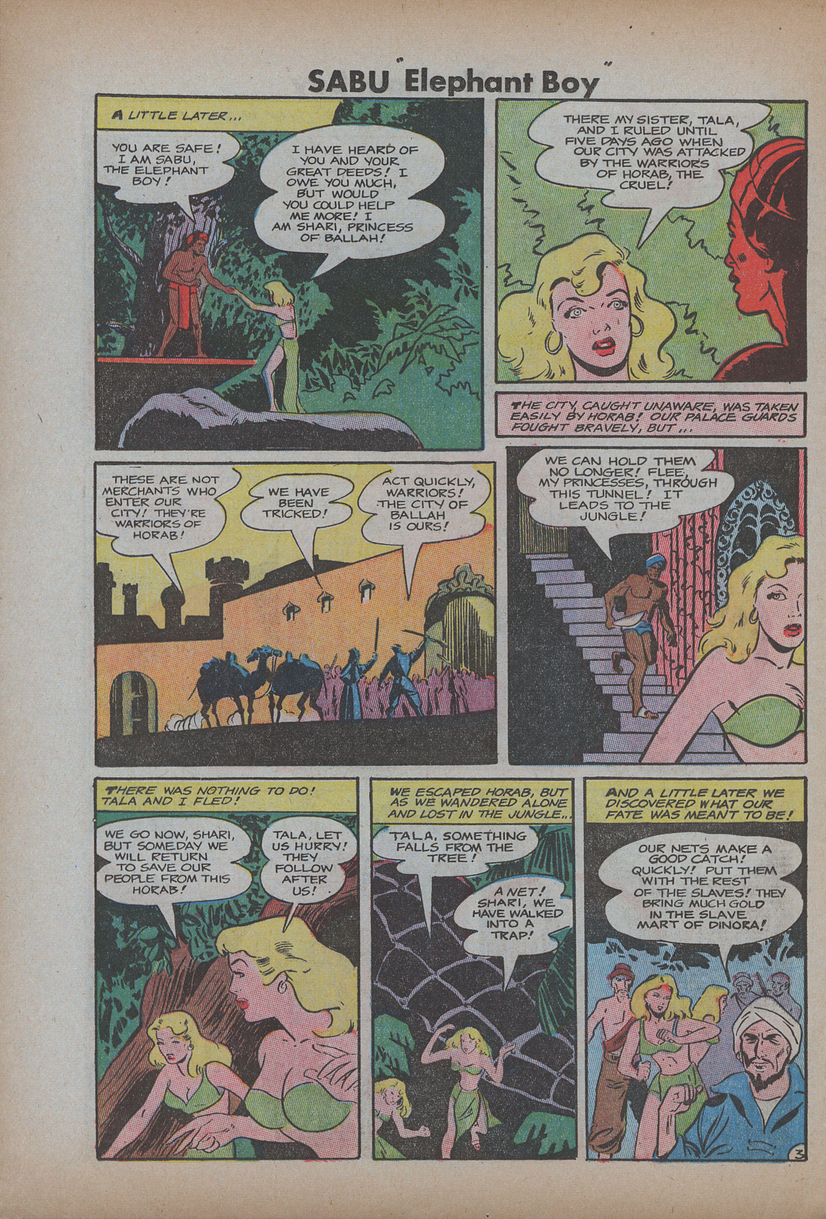 Read online Sabu: Elephant Boy comic -  Issue #1 - 12