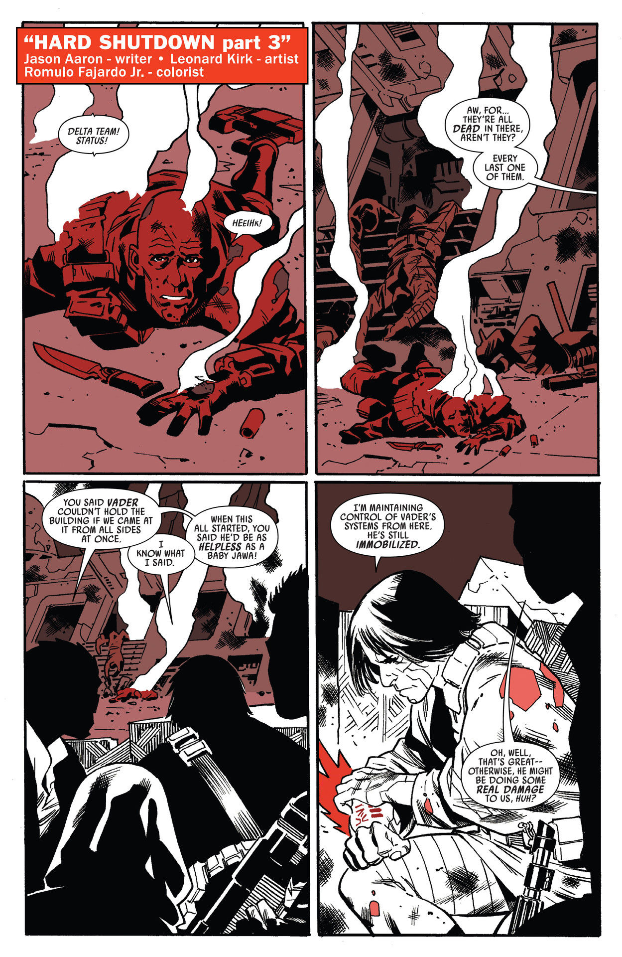 Read online Star Wars: Darth Vader - Black, White & Red comic -  Issue #3 - 3