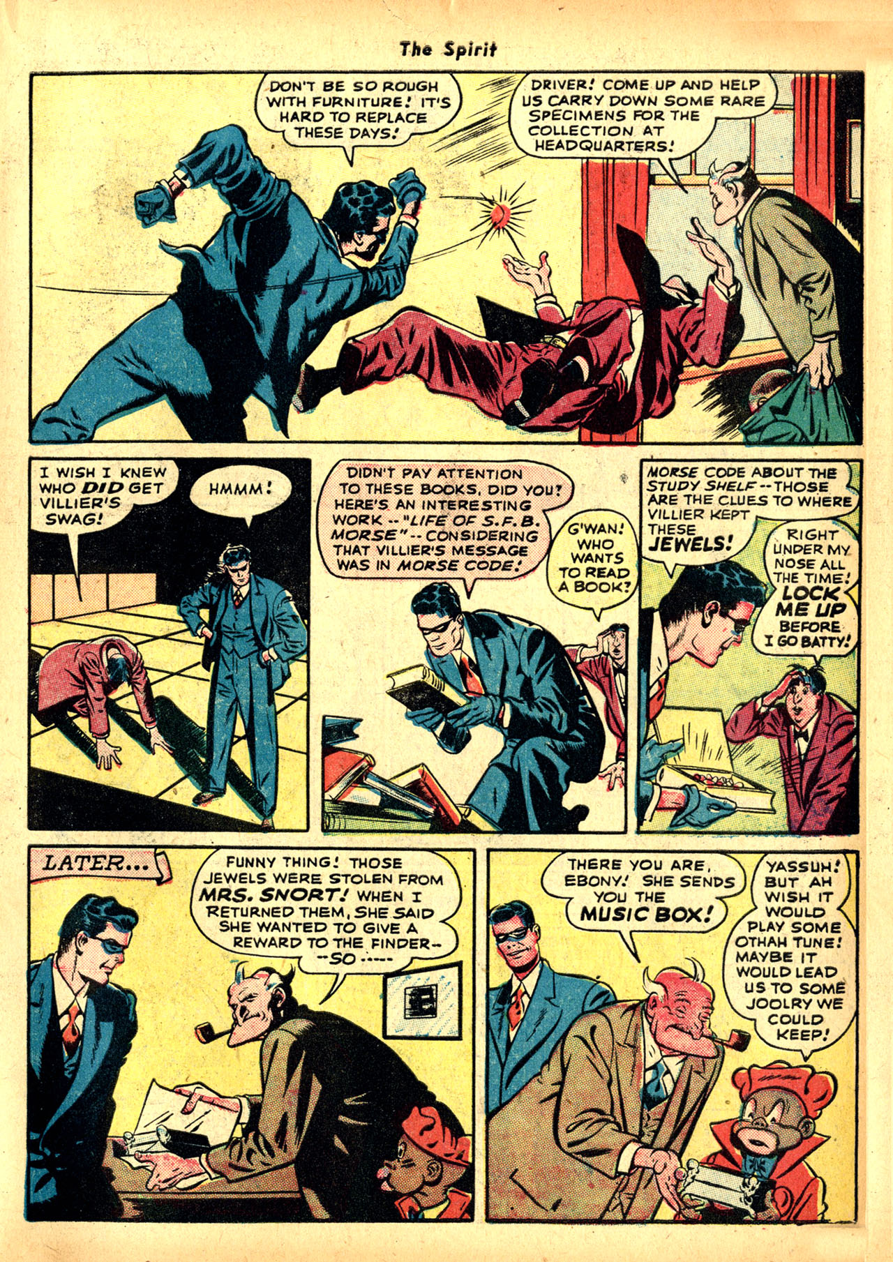 Read online The Spirit (1944) comic -  Issue #6 - 9