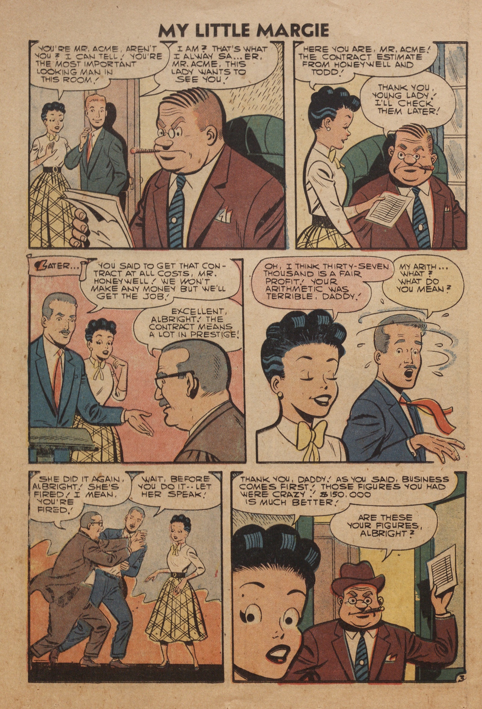 Read online My Little Margie (1954) comic -  Issue #15 - 22