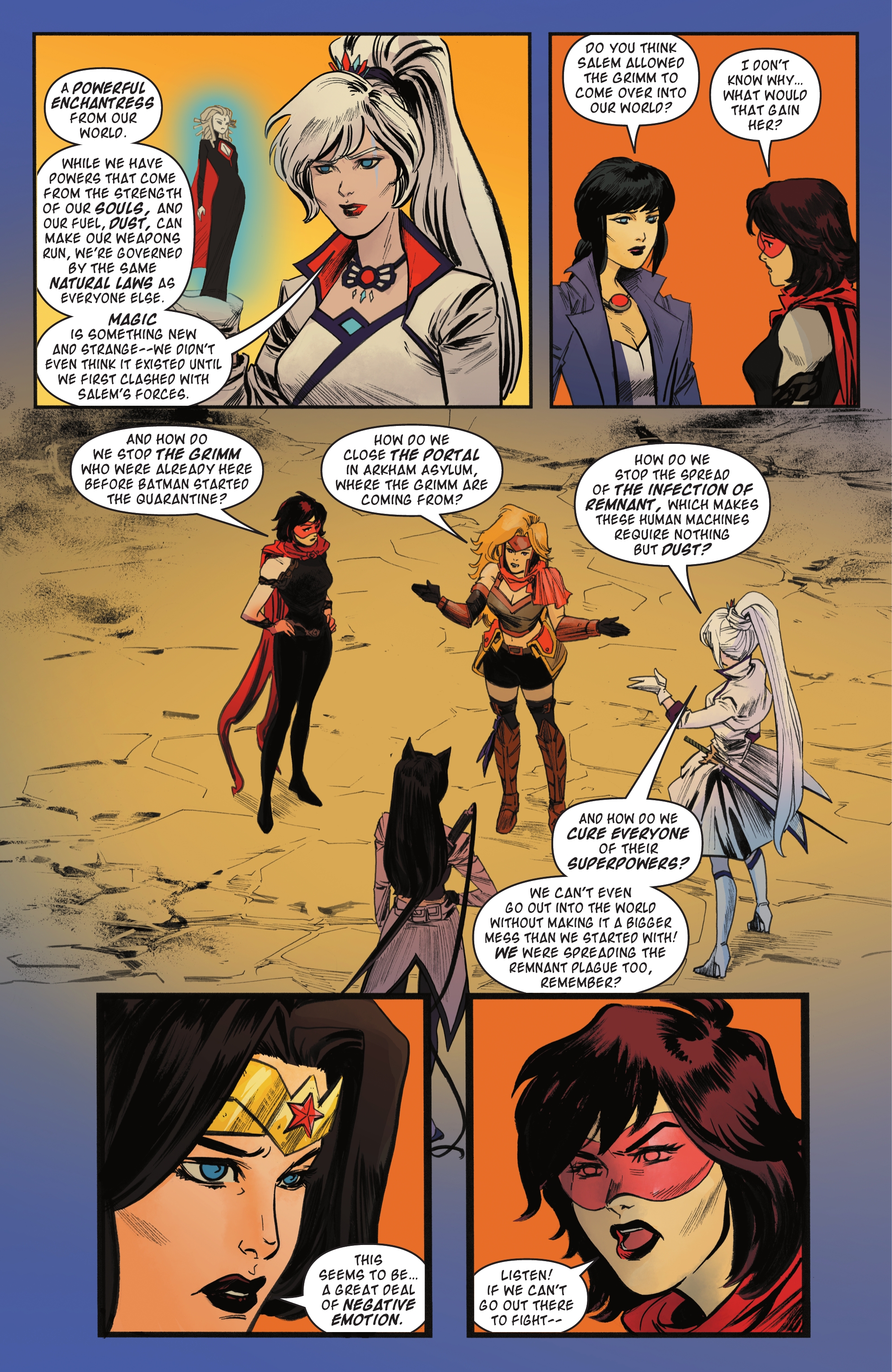 Read online DC/RWBY comic -  Issue #3 - 17