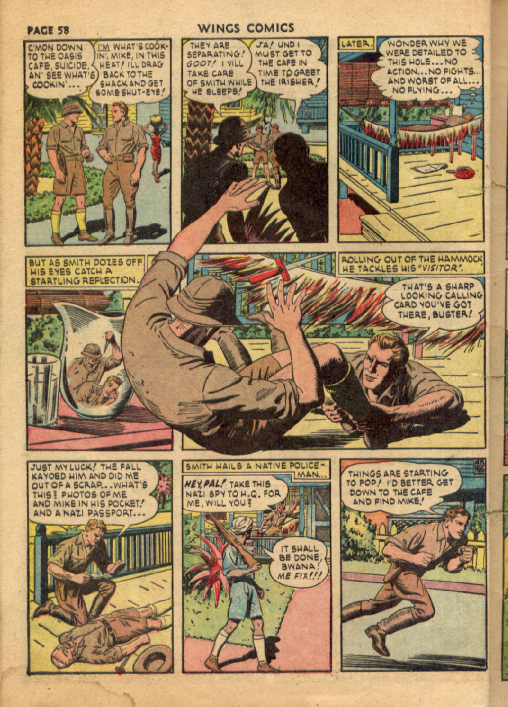 Read online Wings Comics comic -  Issue #21 - 60