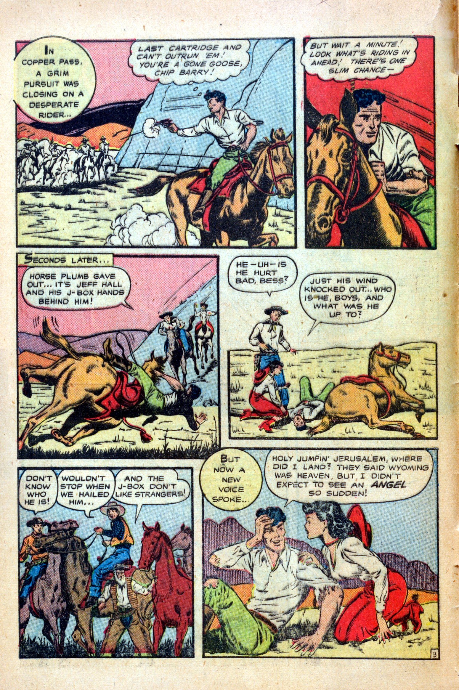 Read online Cowgirl Romances (1950) comic -  Issue #1 - 6