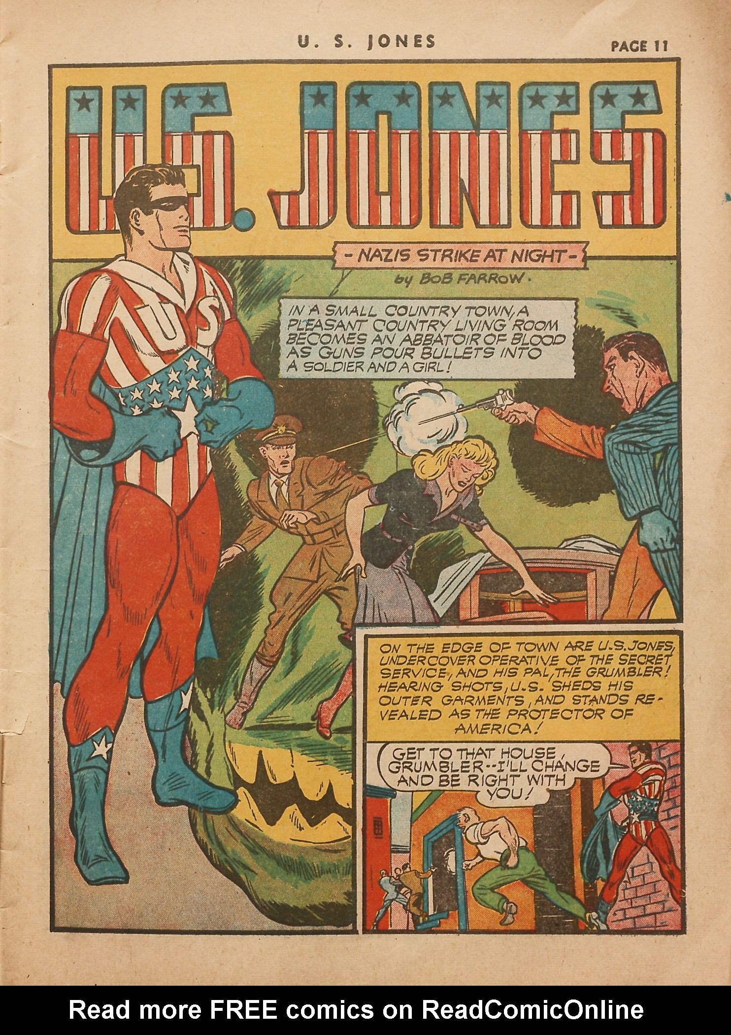 Read online U.S. Jones comic -  Issue #1 - 12