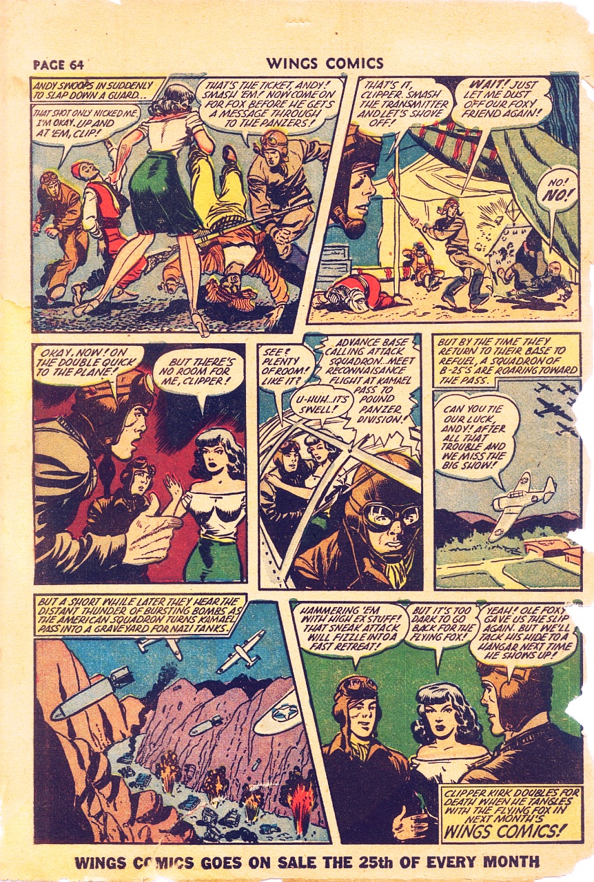 Read online Wings Comics comic -  Issue #28 - 66