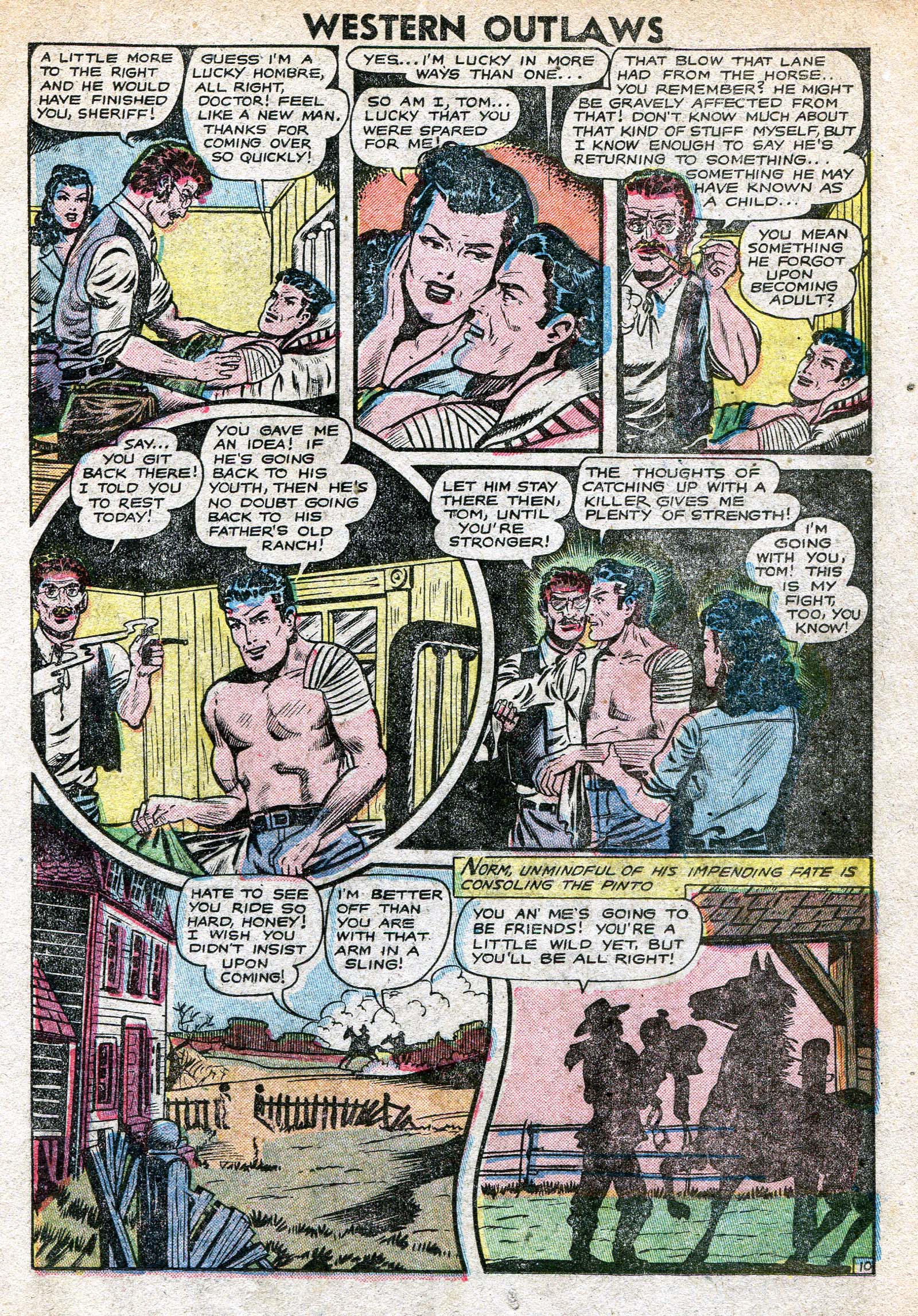 Read online Western Outlaws (1948) comic -  Issue #19 - 10