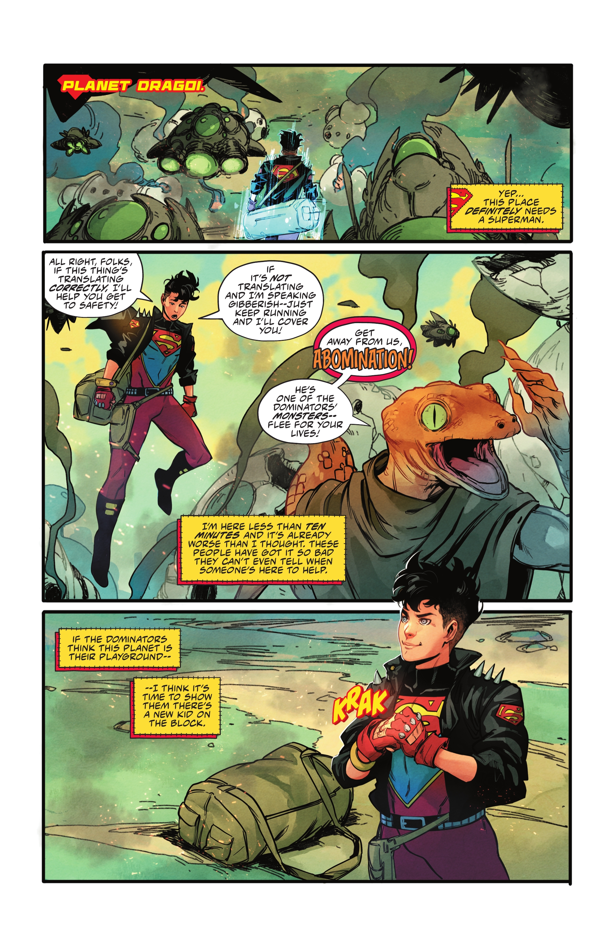 Read online Superboy: The Man Of Tomorrow comic -  Issue #1 - 9