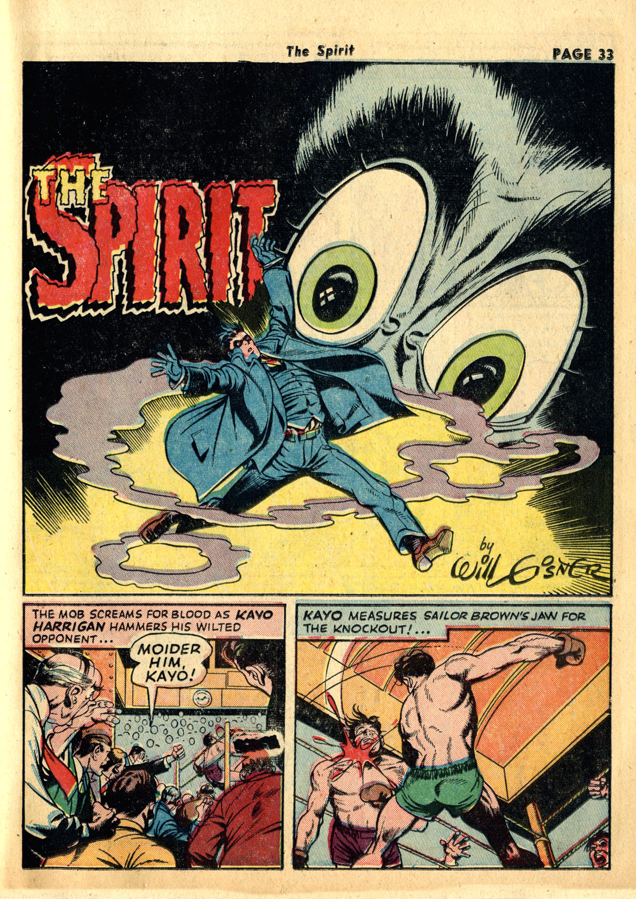 Read online The Spirit (1944) comic -  Issue #1 - 35
