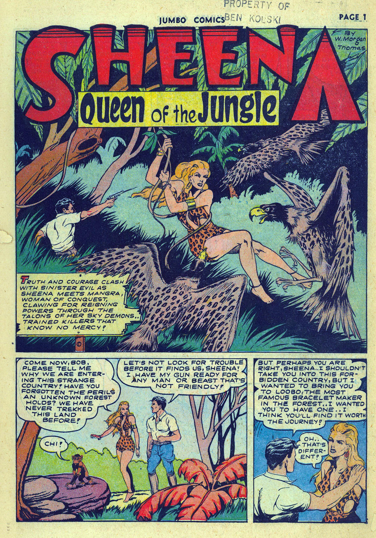 Read online Jumbo Comics comic -  Issue #50 - 3